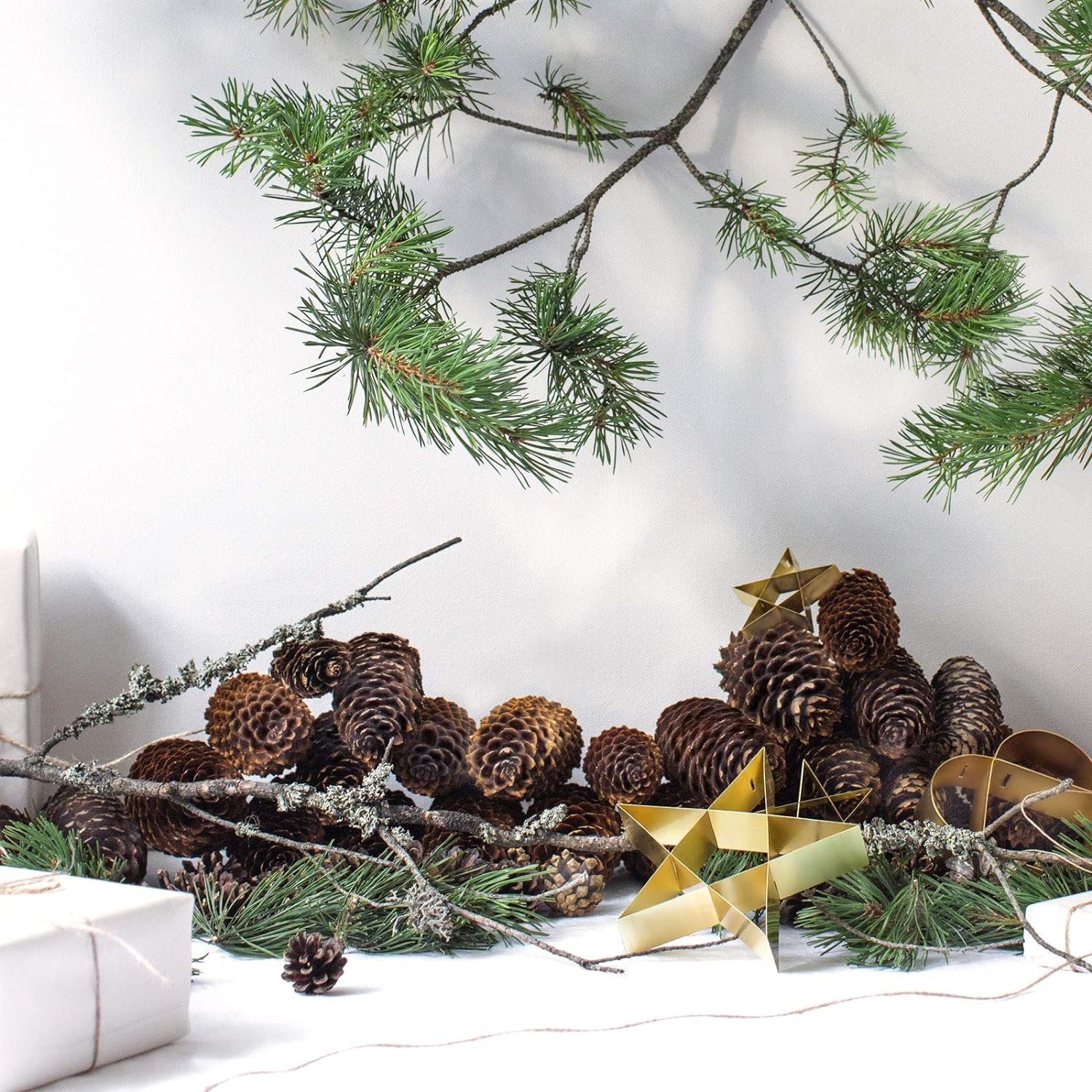 Kerstdecoratie FIGURA 6 cm, ster, zacht zwart, roestvrij staal, Stelton