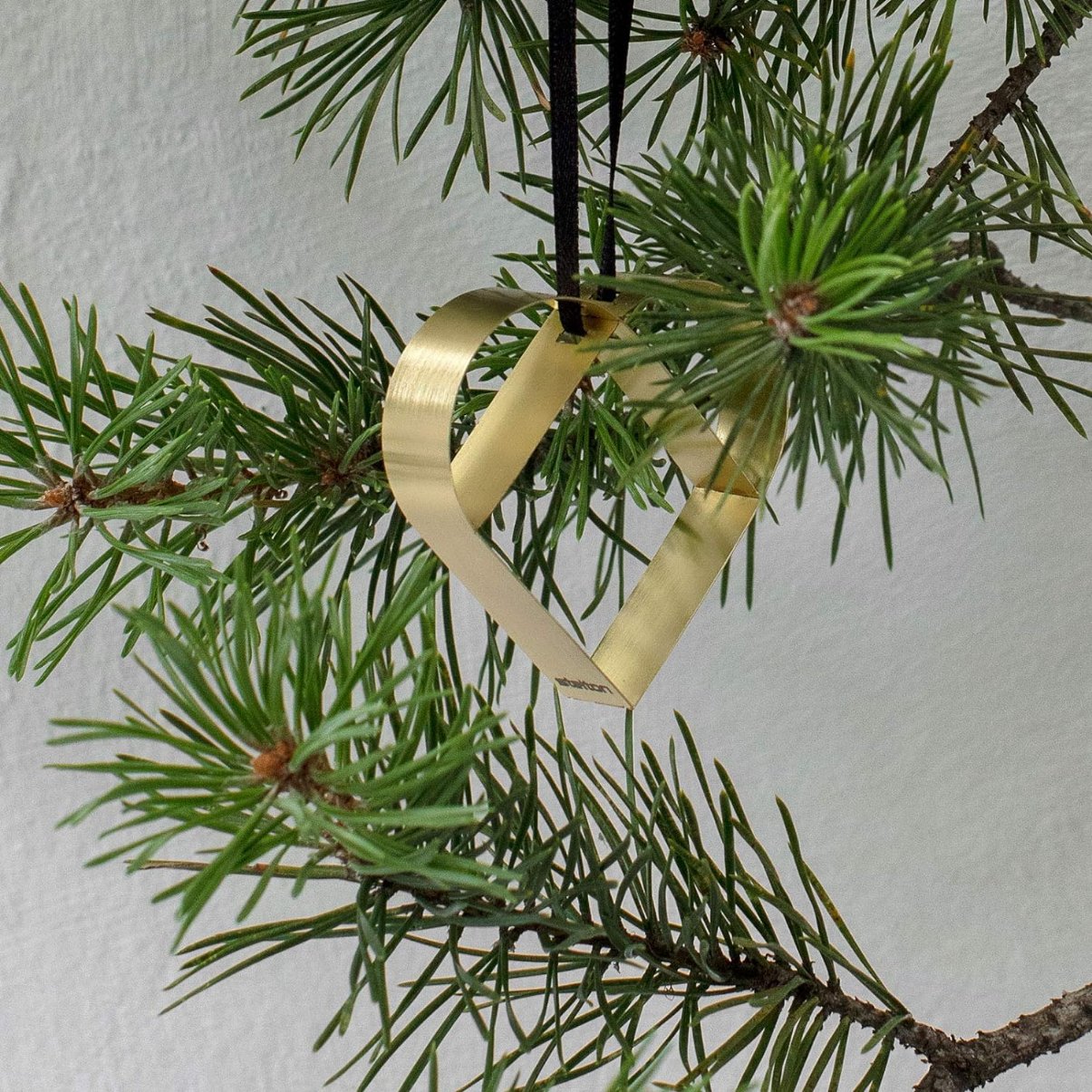 Kerstdecoratie FIGURA 6 cm, ster, zacht zwart, roestvrij staal, Stelton