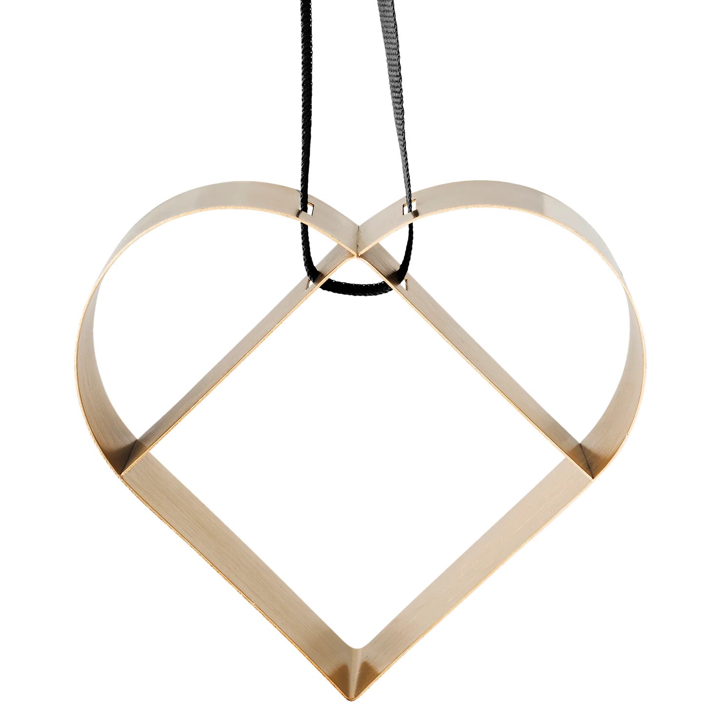 Kerstdecoratie FIGURA 9 cm, hart, messing, roestvrij staal, Stelton