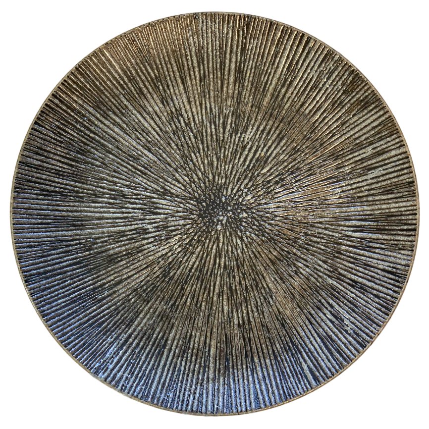 Dinerbord KIZAMI 28,5 cm, grijs, keramiek, MIJ