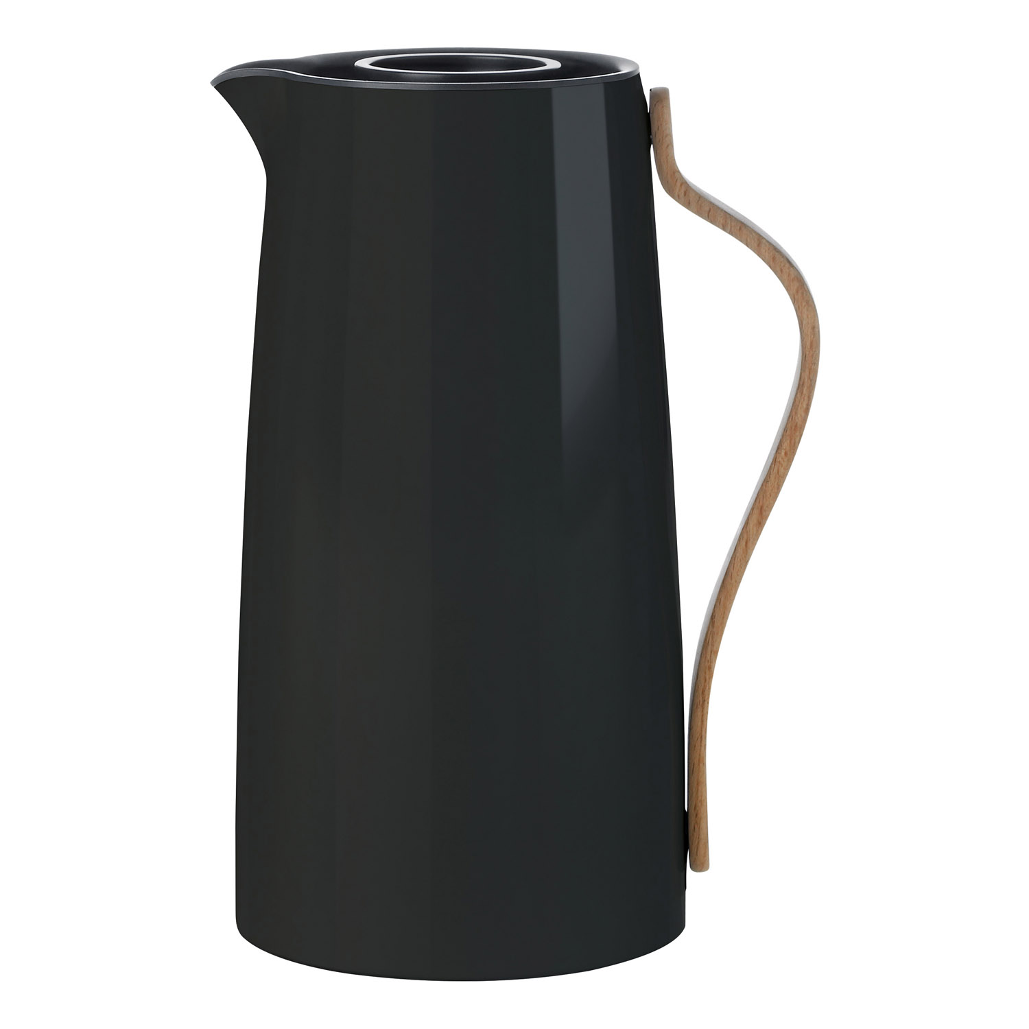 Thermoskan EMMA 1,2 l, voor koffie, zwart, roestvrij staal, Stelton