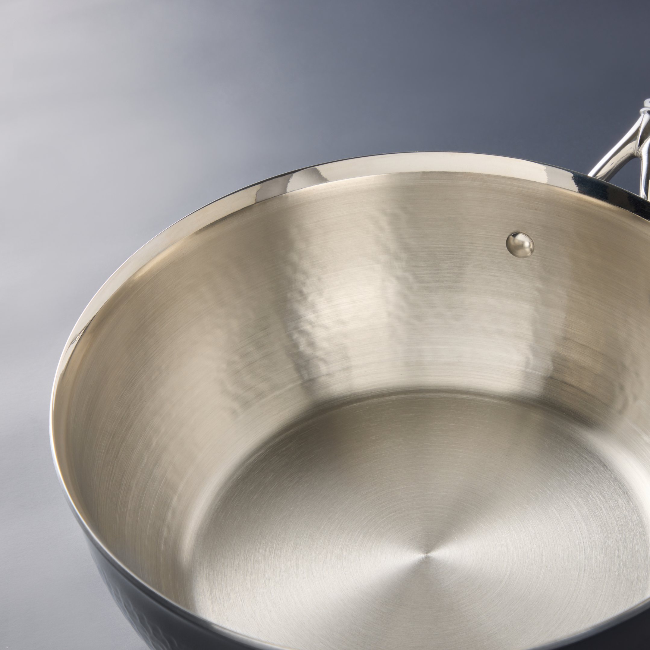 Sauteerpan OPUS PRIMA 24 cm, zilver, roestvrij staal, Ruffoni