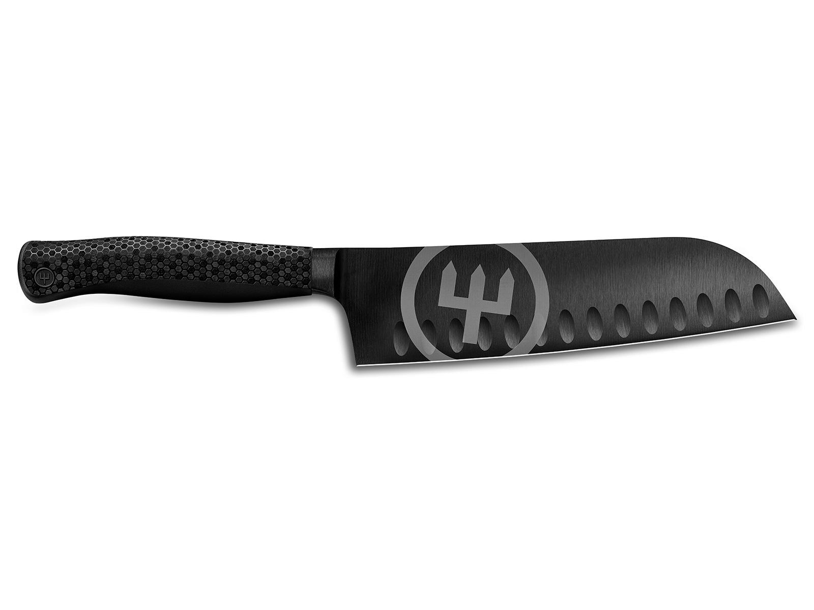 Santoku mes PERFORMER 17 cm, zwart, Wüsthof