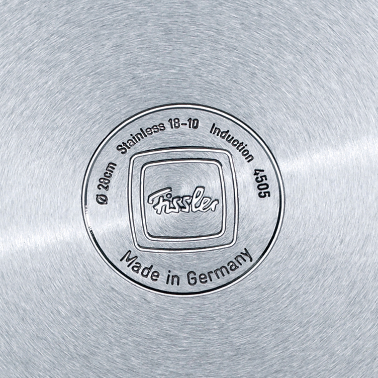 Pan VISEO 20 cm, zilver, roestvrij staal, Fissler