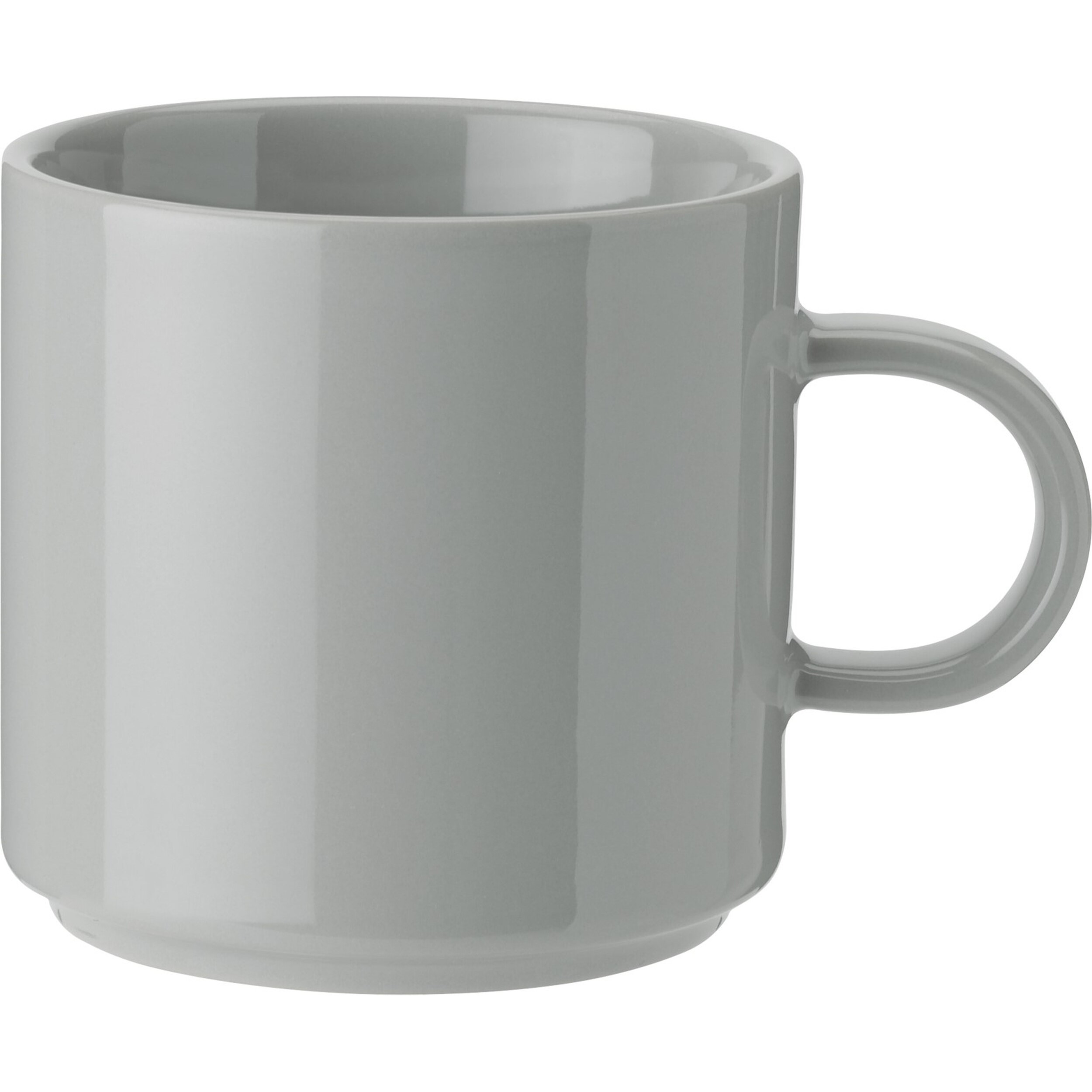 Koffiekopje (set) 200 ml, set van 2 stuks, lichtgrijs, keramiek, Stelton