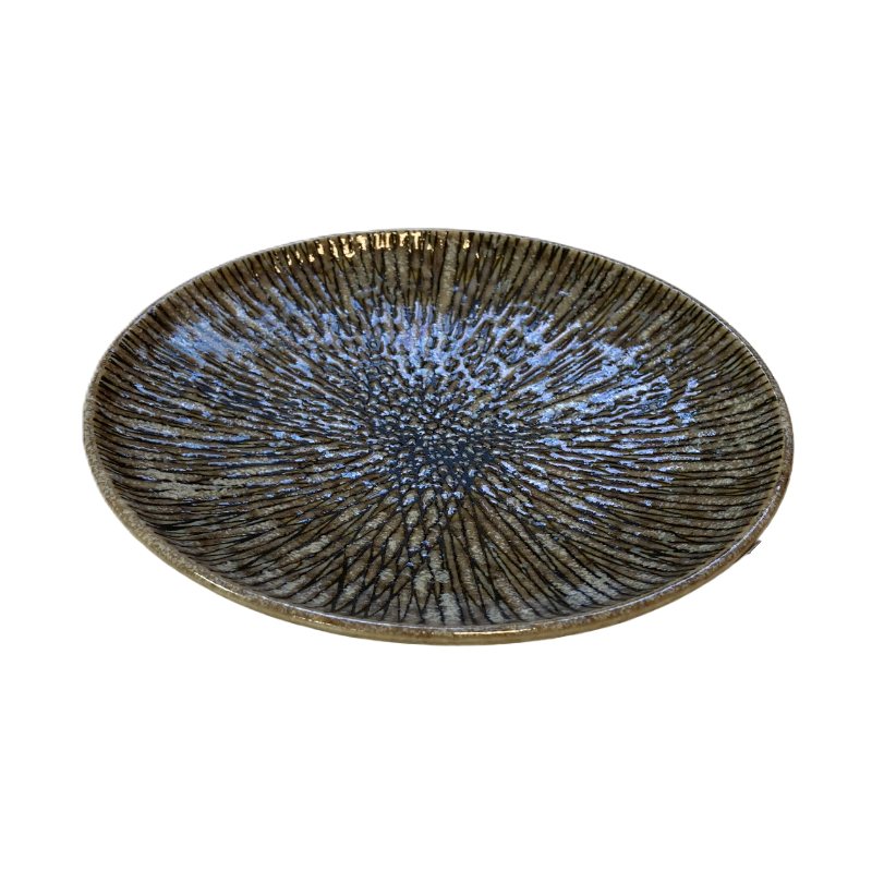 Tapasbord KIZAMI 17 cm, grijs, keramiek, MIJ