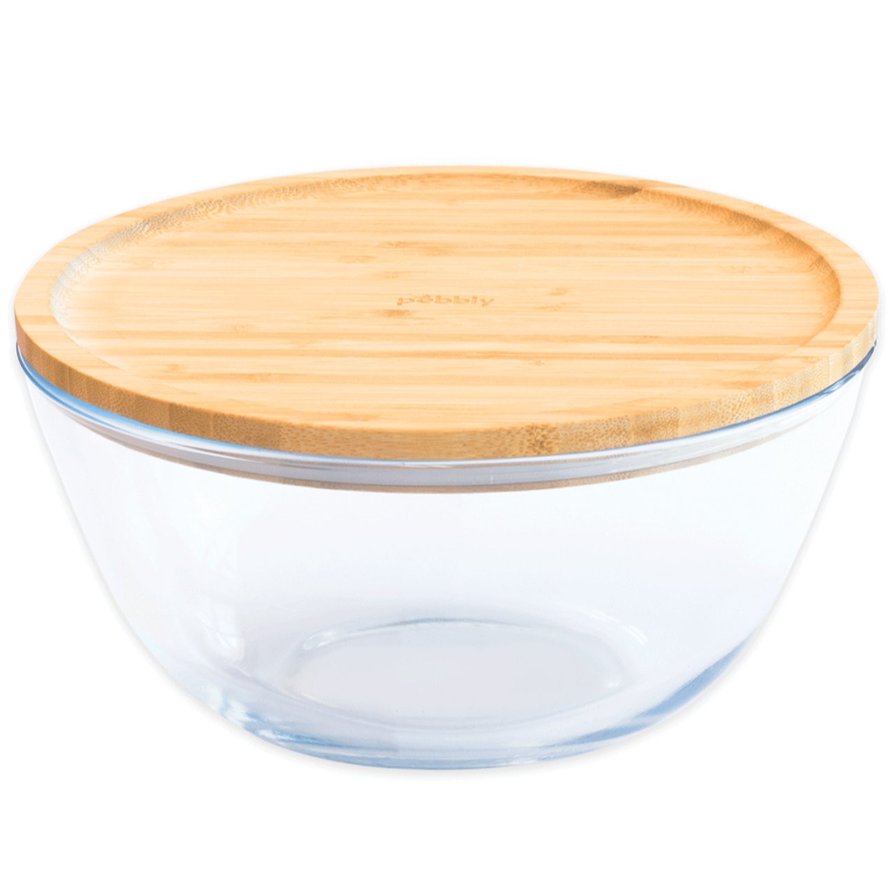 Vershoudbakje PKV-013 2,6 l, glas / bamboe, Pebbly
