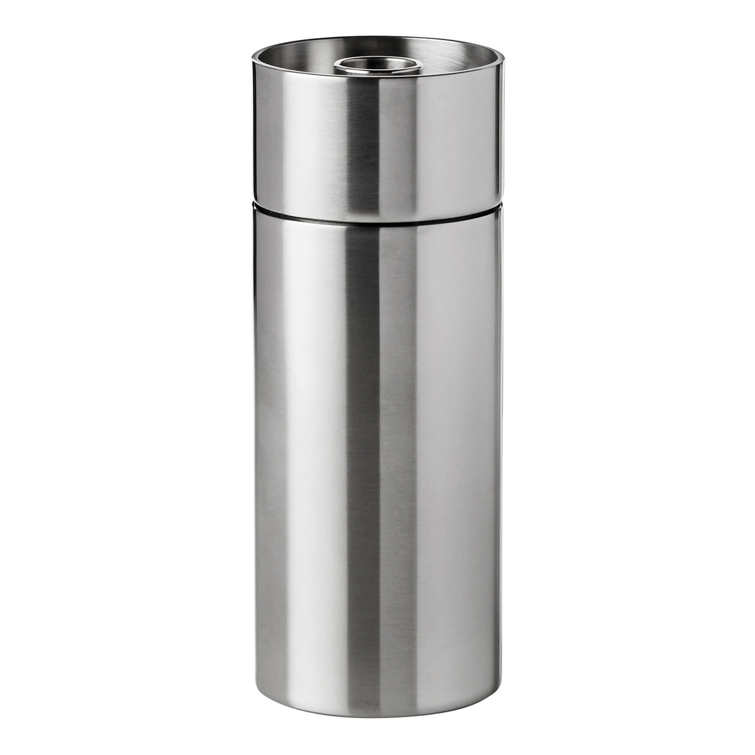 Zoutmolen ARNE JACOBSEN 13 cm, zilver, roestvrij staal, Stelton