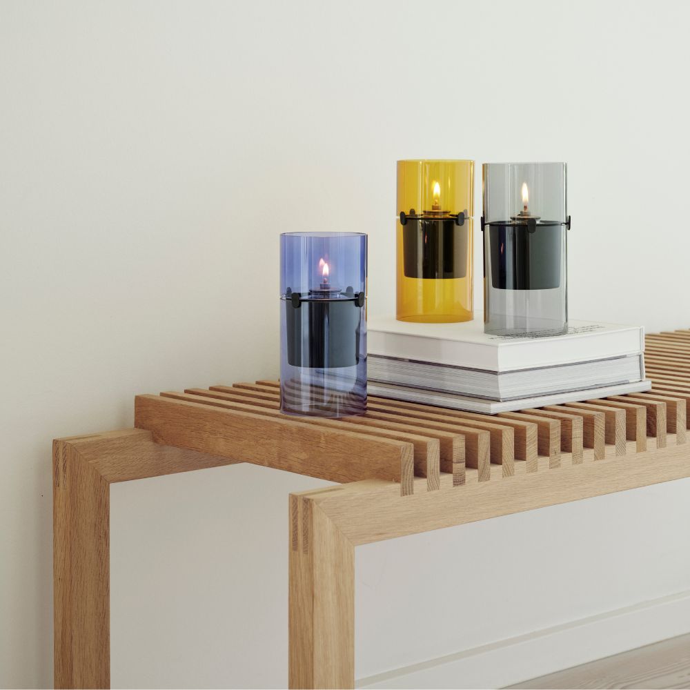 Olielamp LUCIE 17,5 cm, rook, glas, Stelton