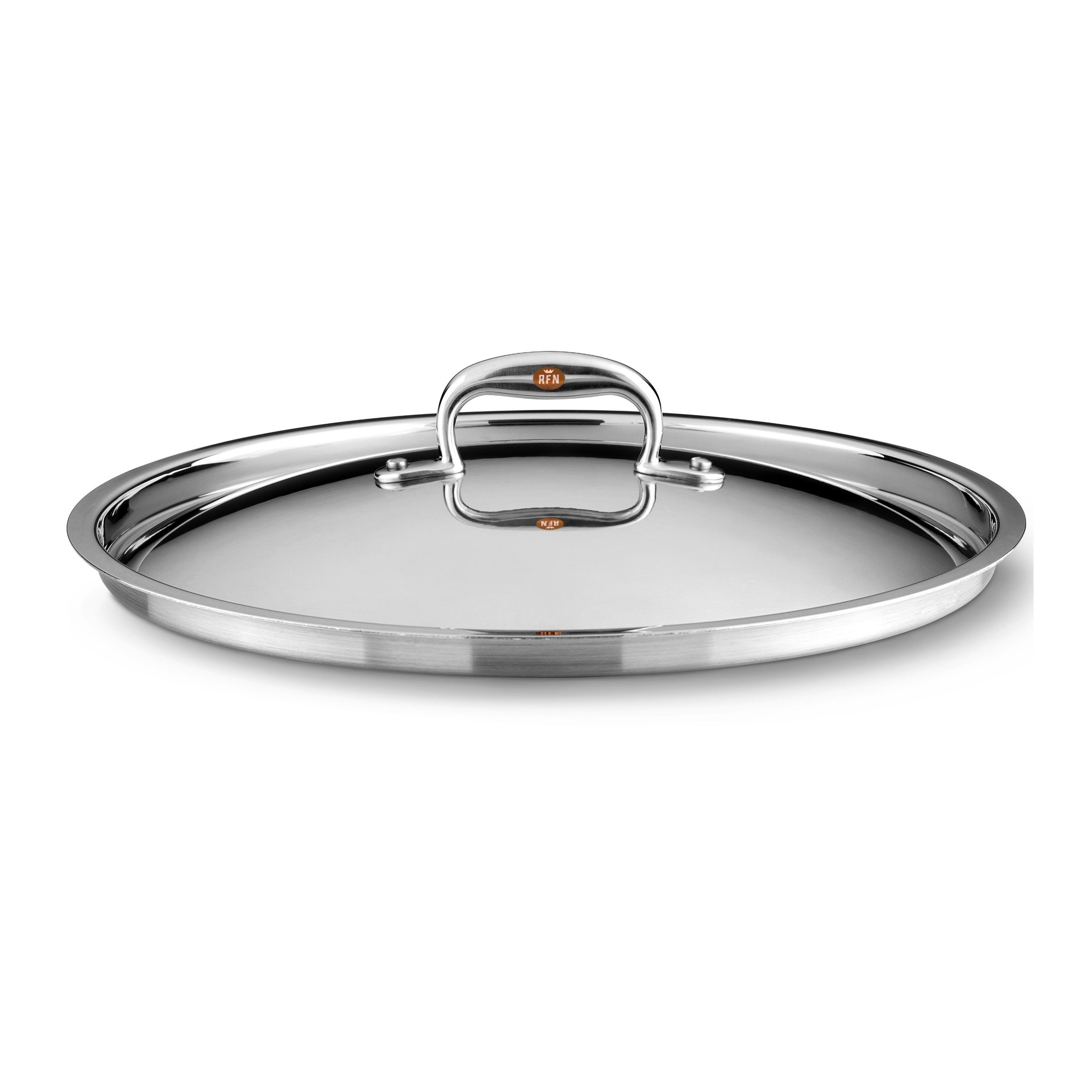 Deksel CON CUORE 18 cm, zilver, koper, Ruffoni