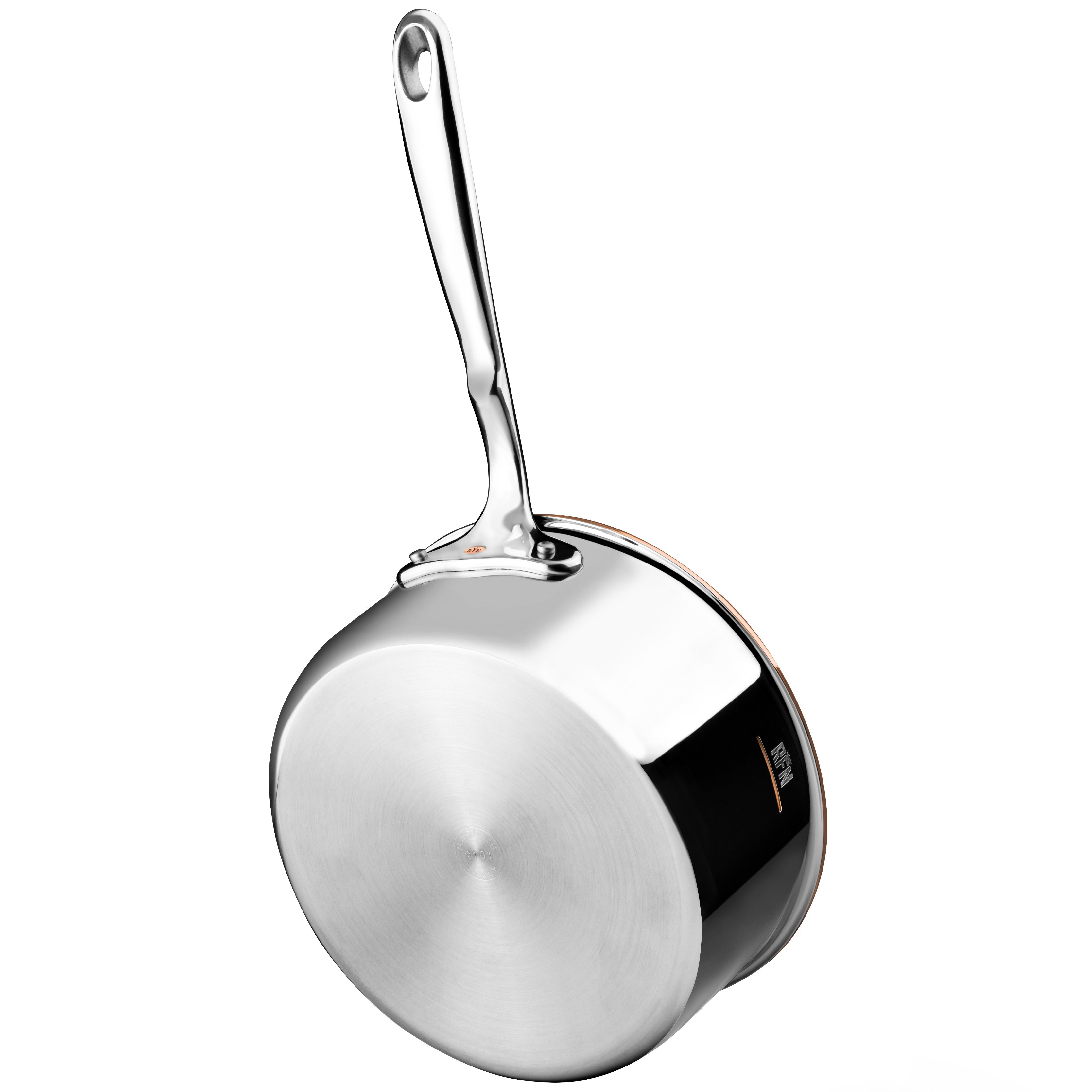 Steelpan CON CUORE 20 cm, zilver, koper, Ruffoni
