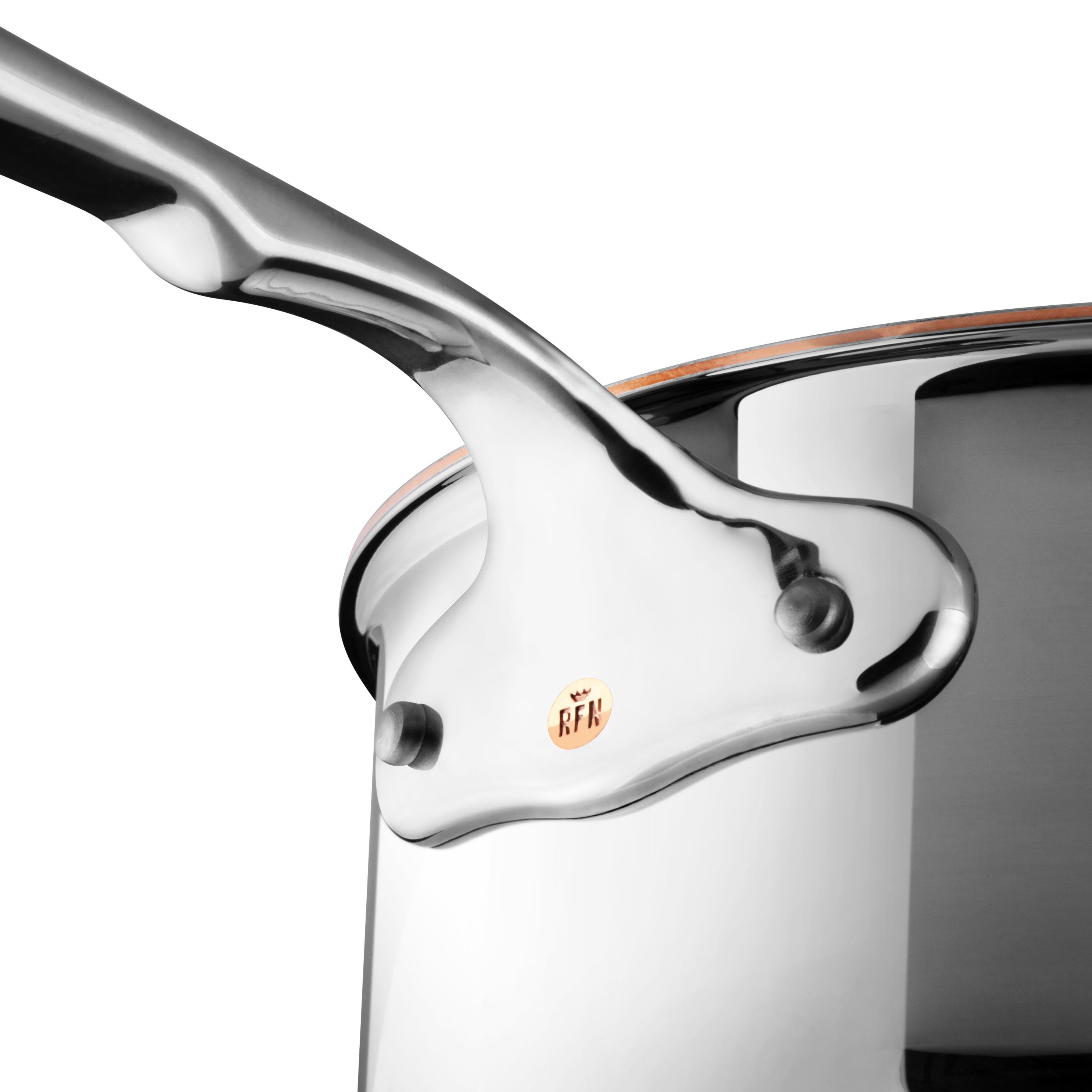 Steelpan CON CUORE 16 cm, zilver, koper, Ruffoni