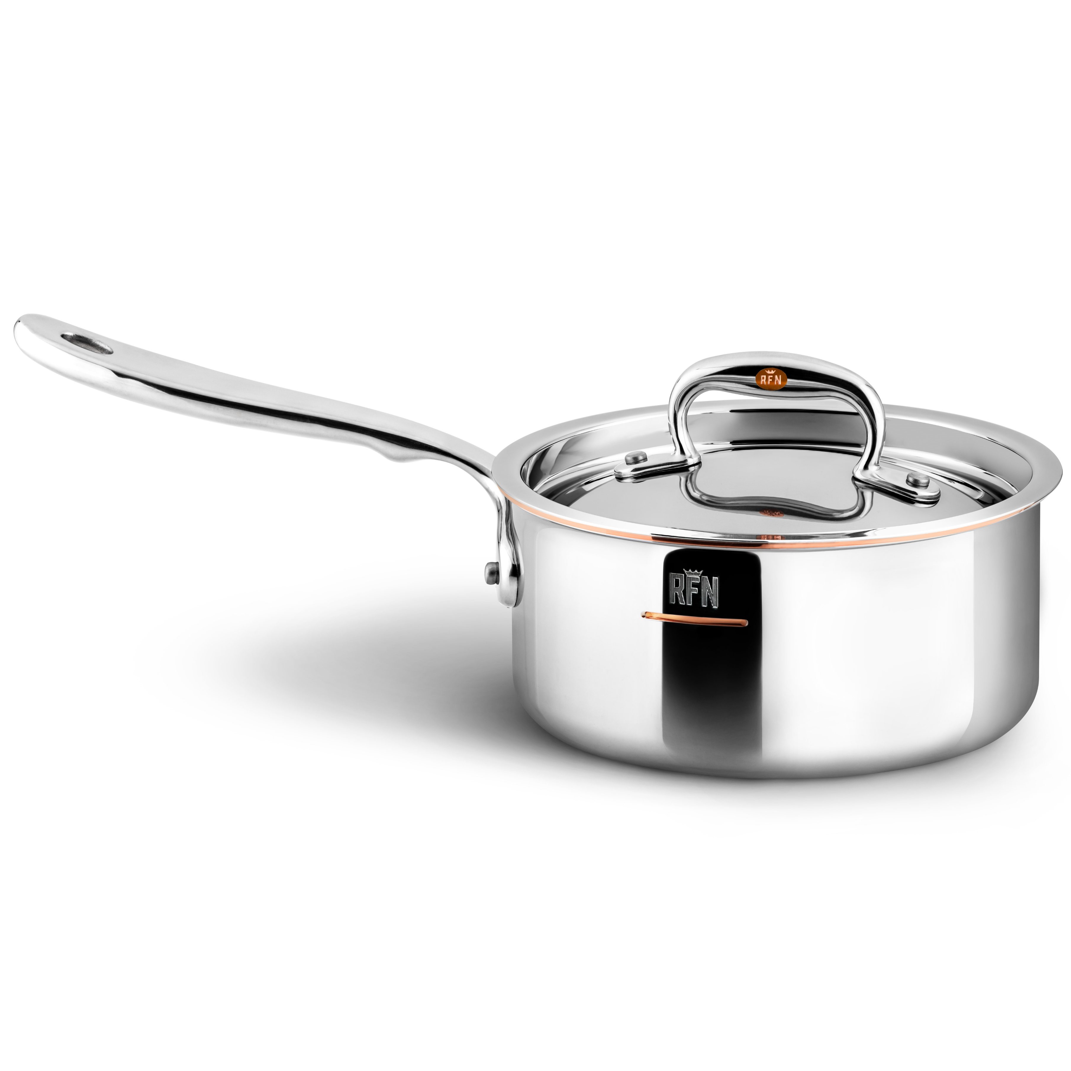 Steelpan CON CUORE 16 cm, zilver, koper, Ruffoni
