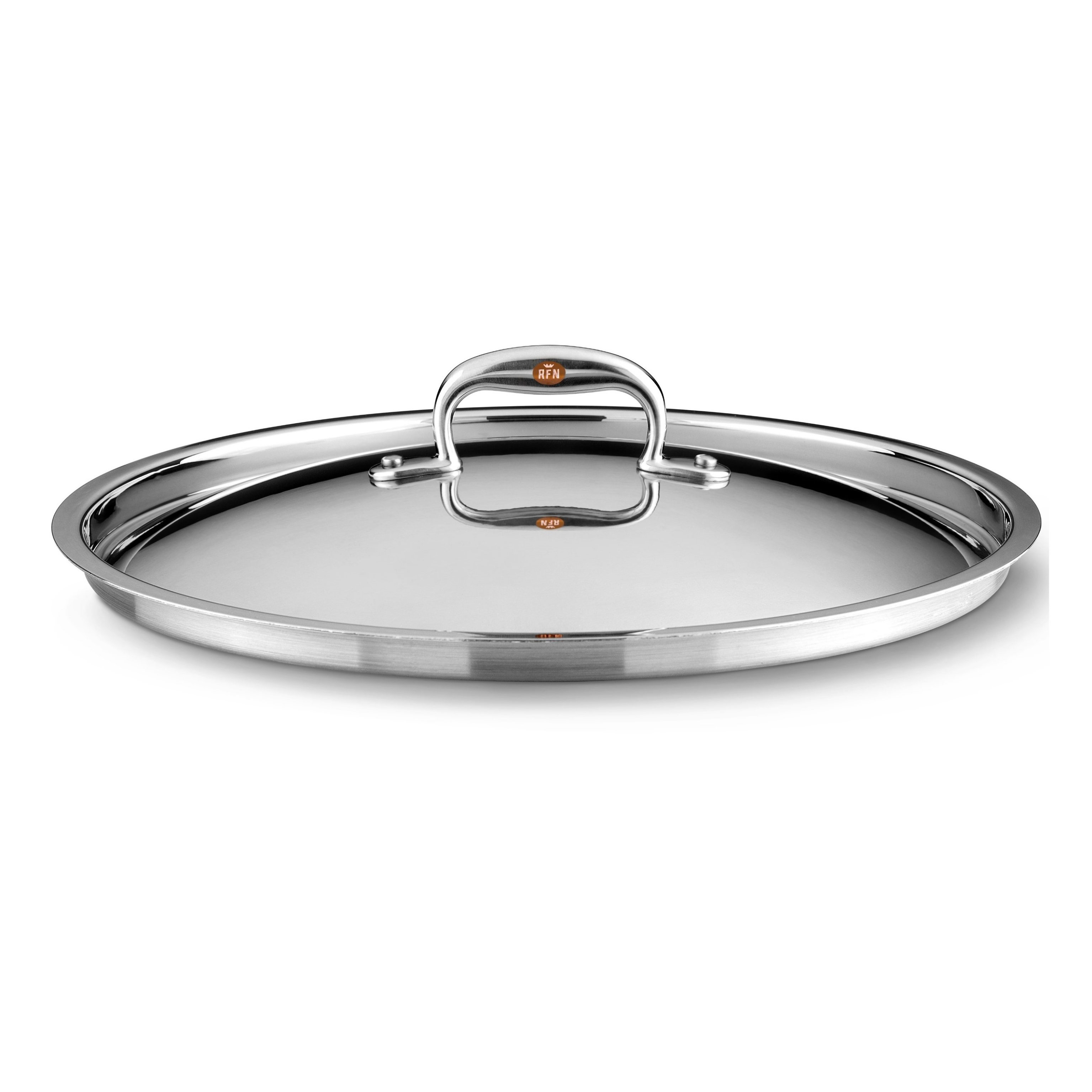 Deksel CON CUORE 22 cm, zilver, koper, Ruffoni