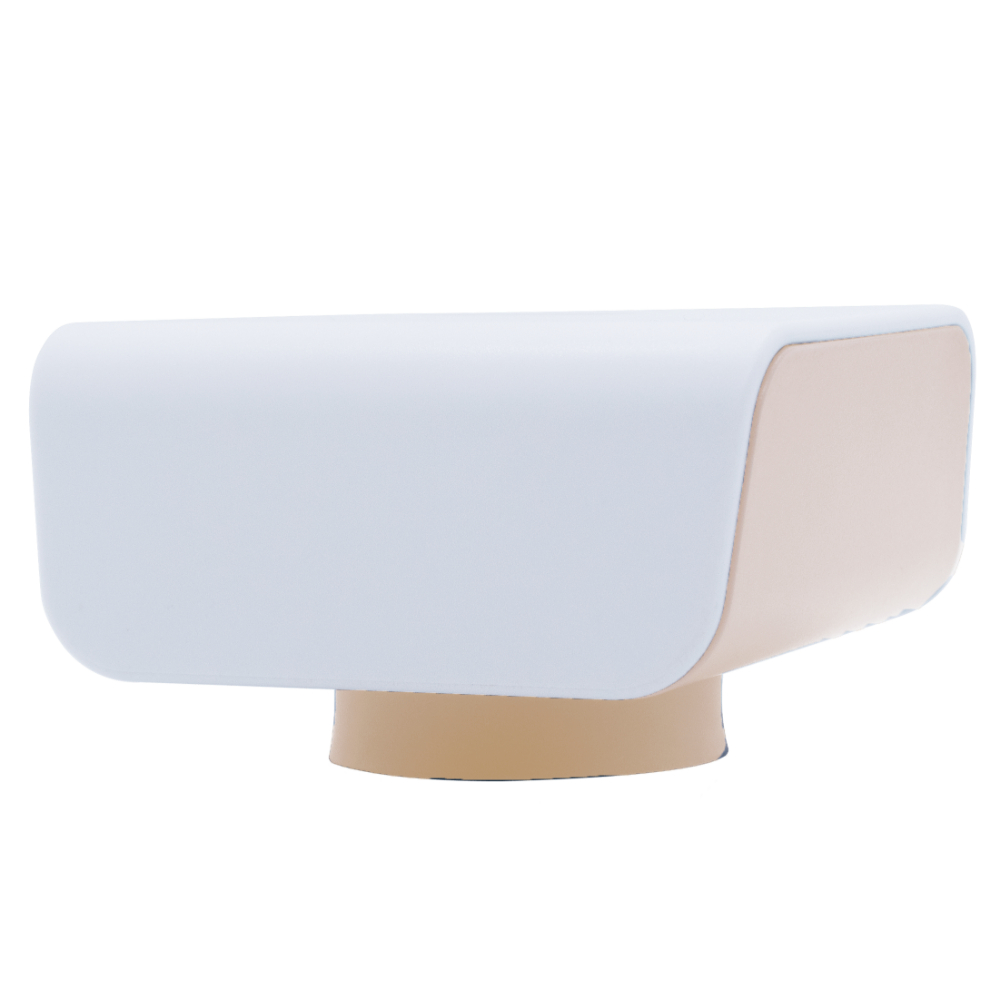 Vacuümpomp PKV-057 8 cm, wit, kunststof, Pebbly