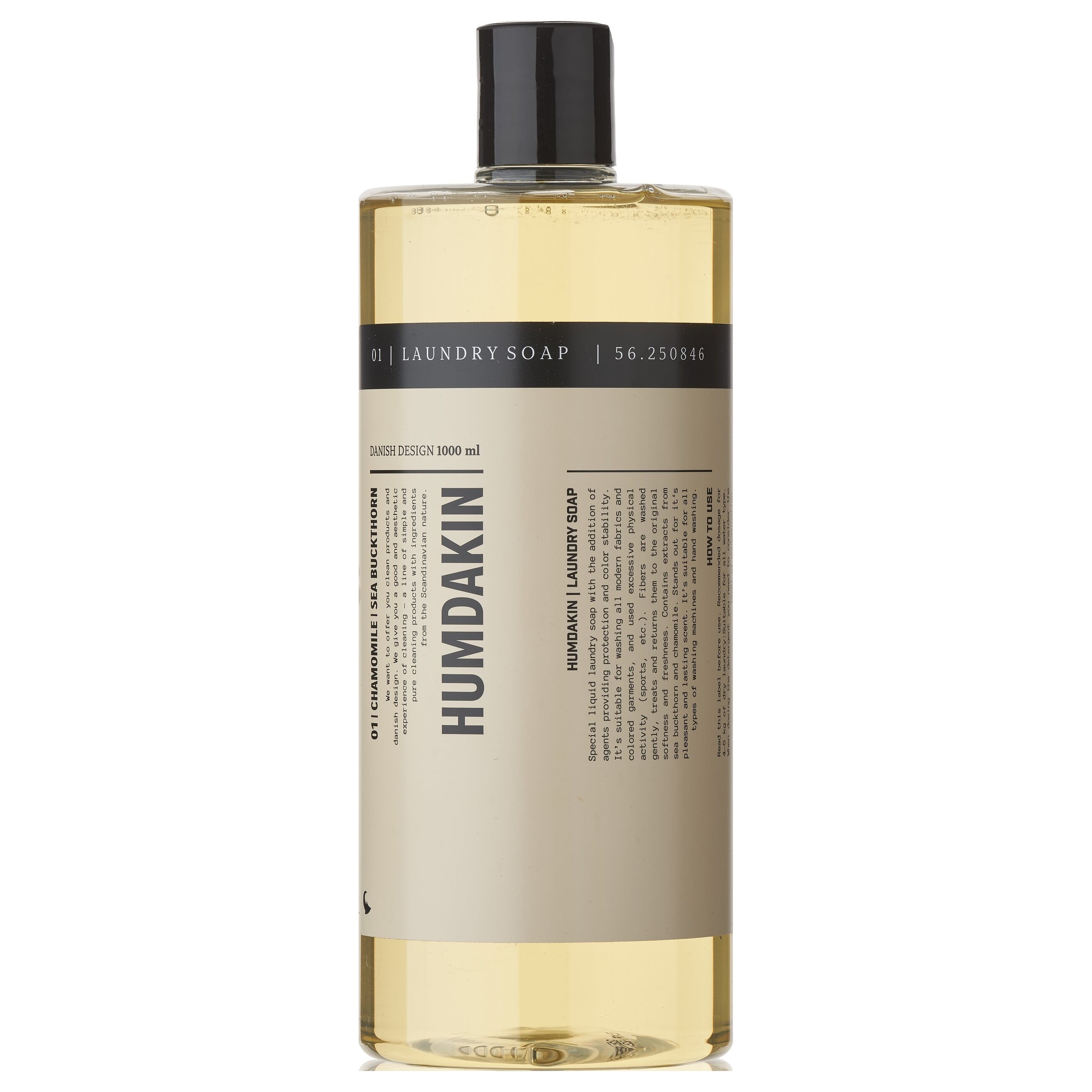 Wasmiddel, vloeibaar CHAMOMILE & SEA BUCKTHORN 1000 ml, Humdakin