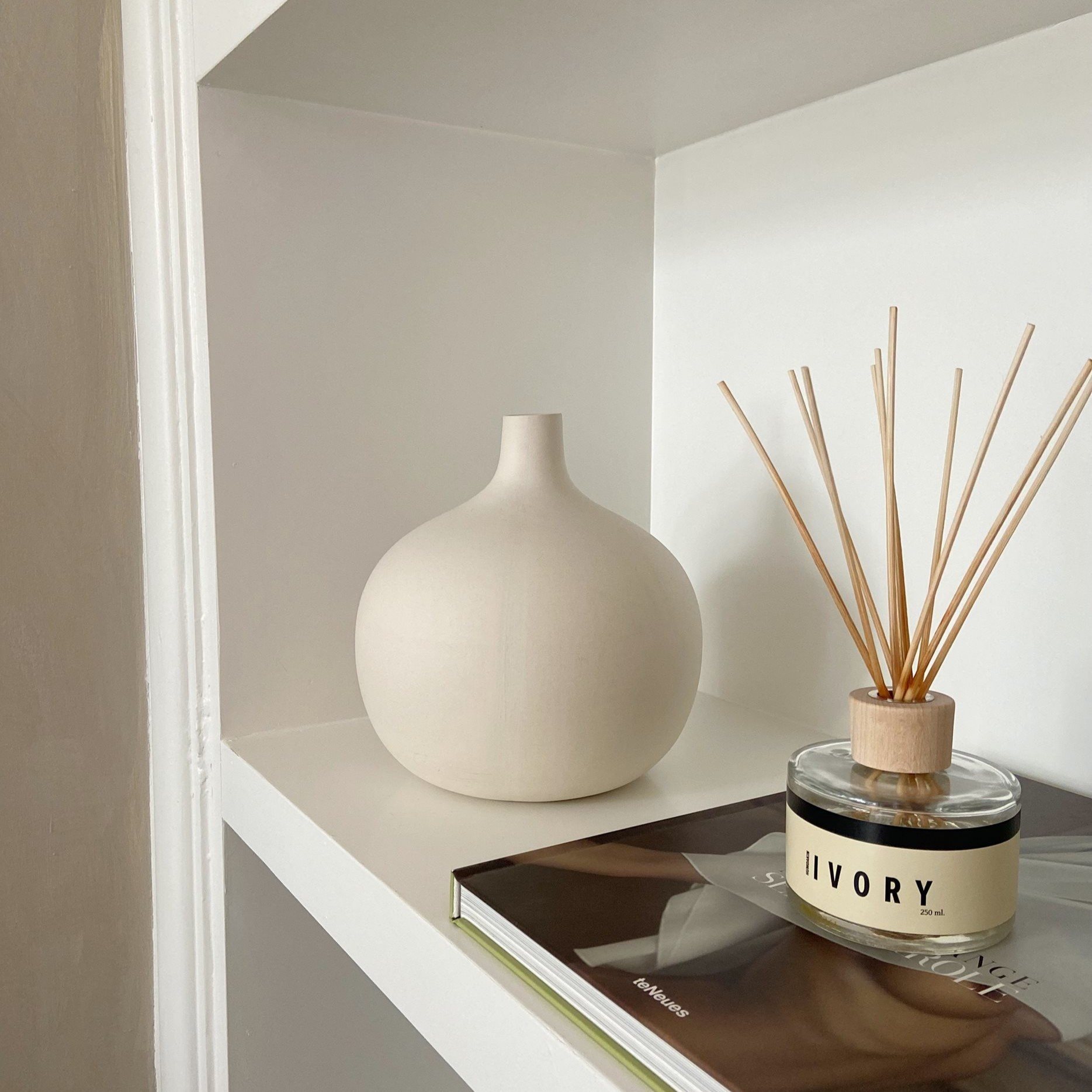 Geurstokjes IVORY 250 ml, Humdakin