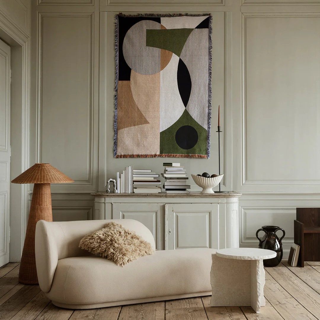Tapijt ENTIRE 120 x 170 cm, katoen, stevig LIVING