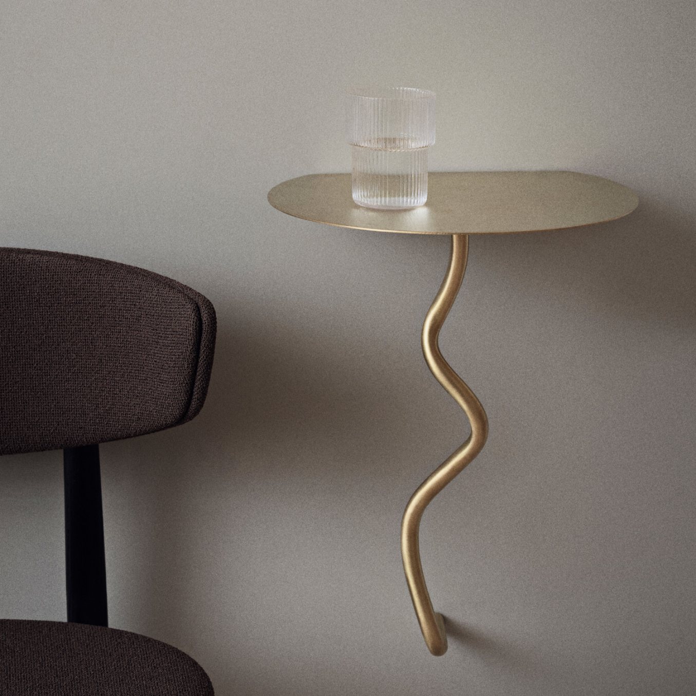 Waterglas RIPPLE 200 ml, set van 4 stuks, licht, stevig LIVING