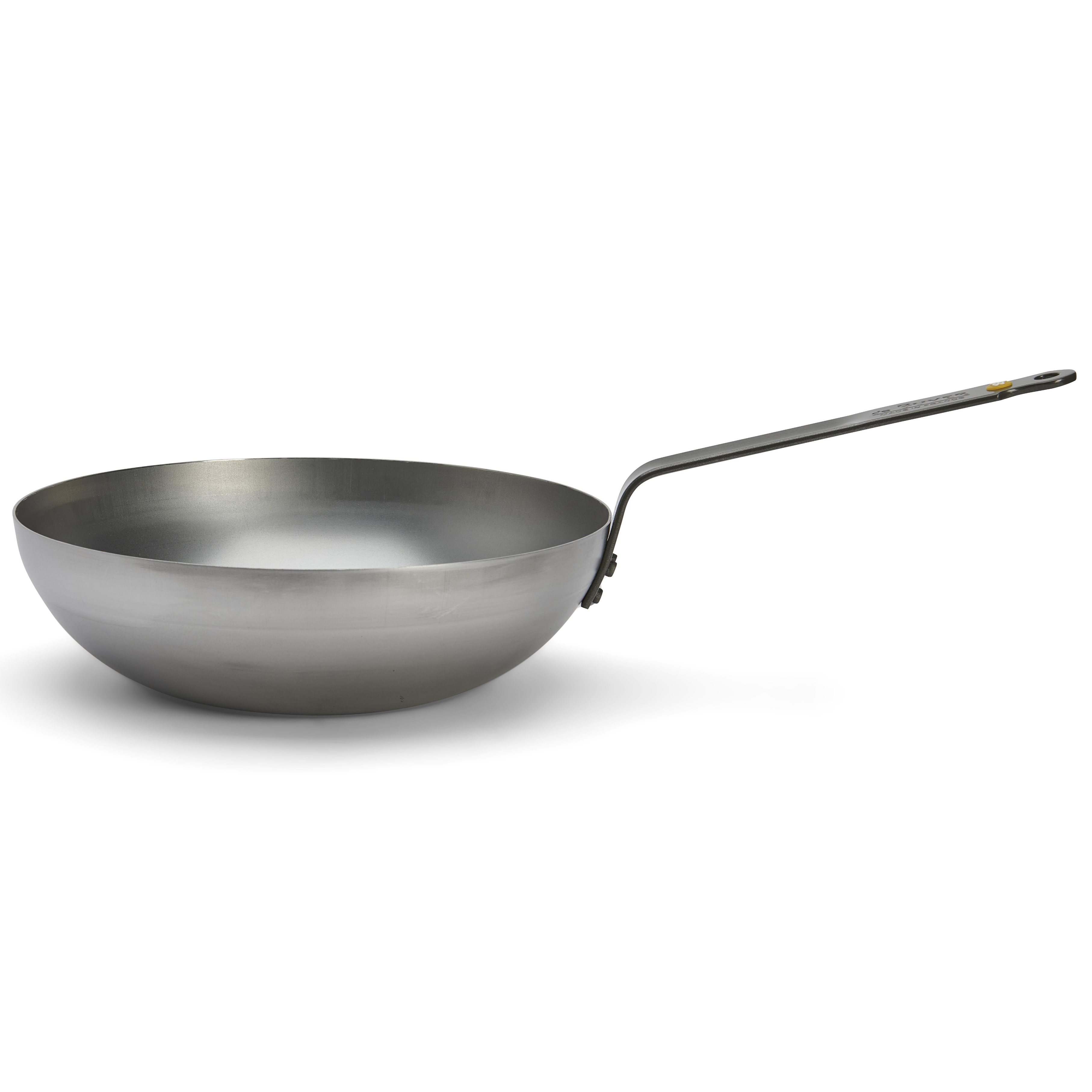 Wok MINERAL B 28 cm, zilver, staal, de Buyer