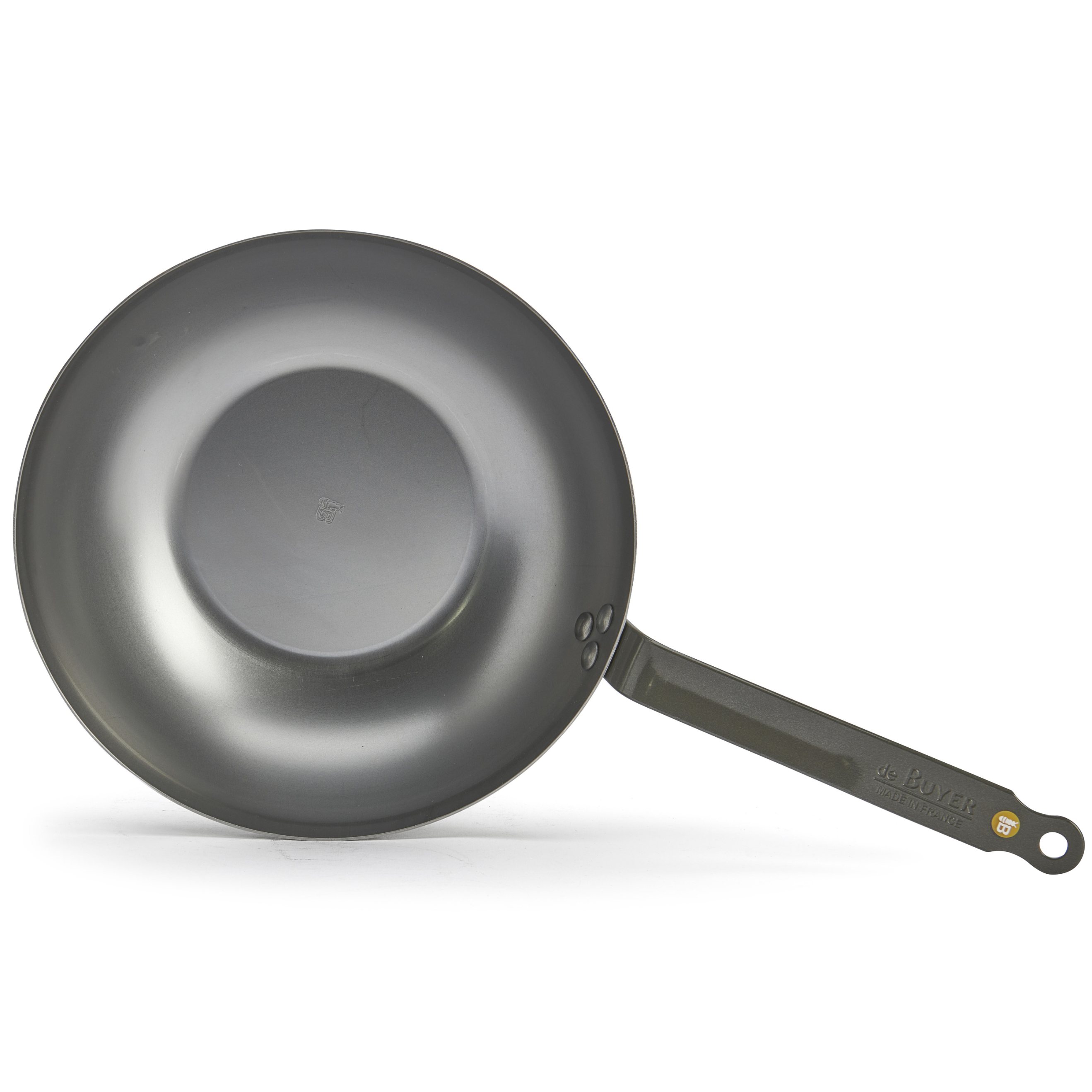 Wok MINERAL B 28 cm, zilver, staal, de Buyer