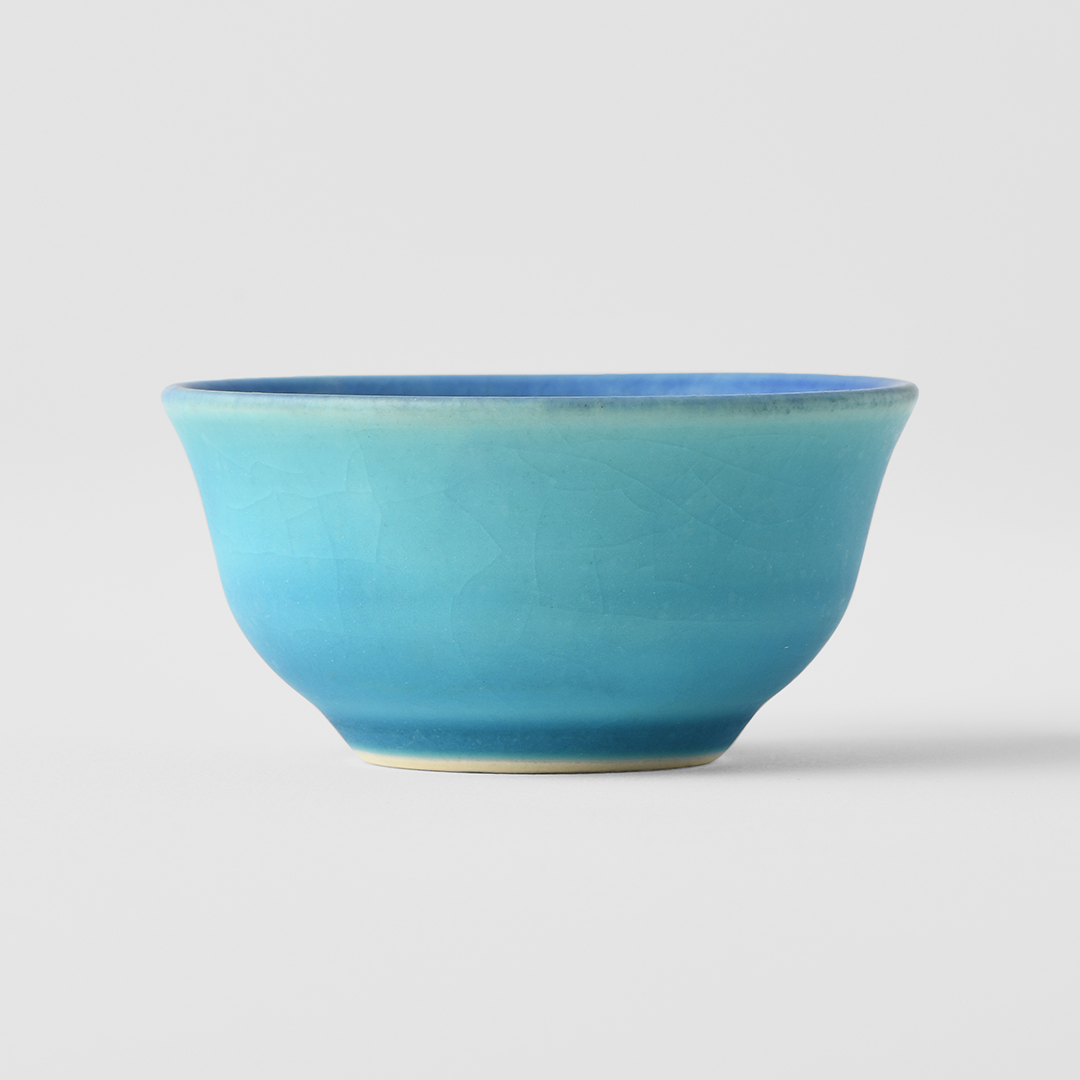 Sake-kopje TURQUOISE 60 ml, blauw, keramiek, MIJ
