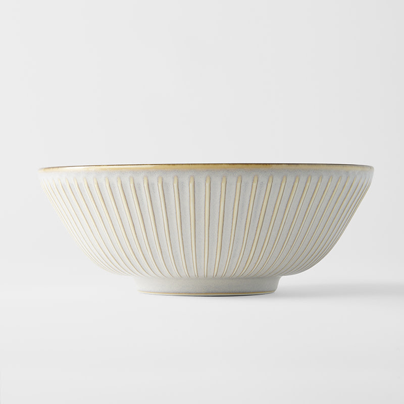 Opdienchaal WHITE SENDAN 21,5 cm, wit, keramiek, MIJ