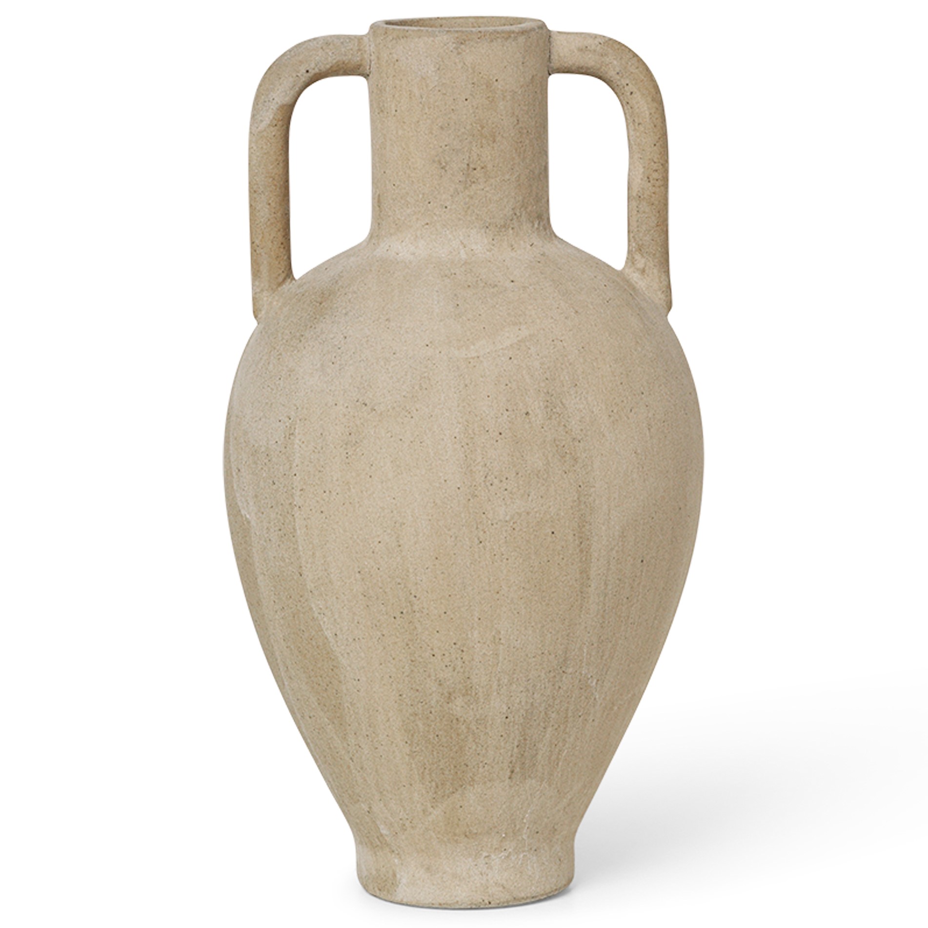 Vaas ARY 11,5 cm, zand, aardewerk, stevig LIVING