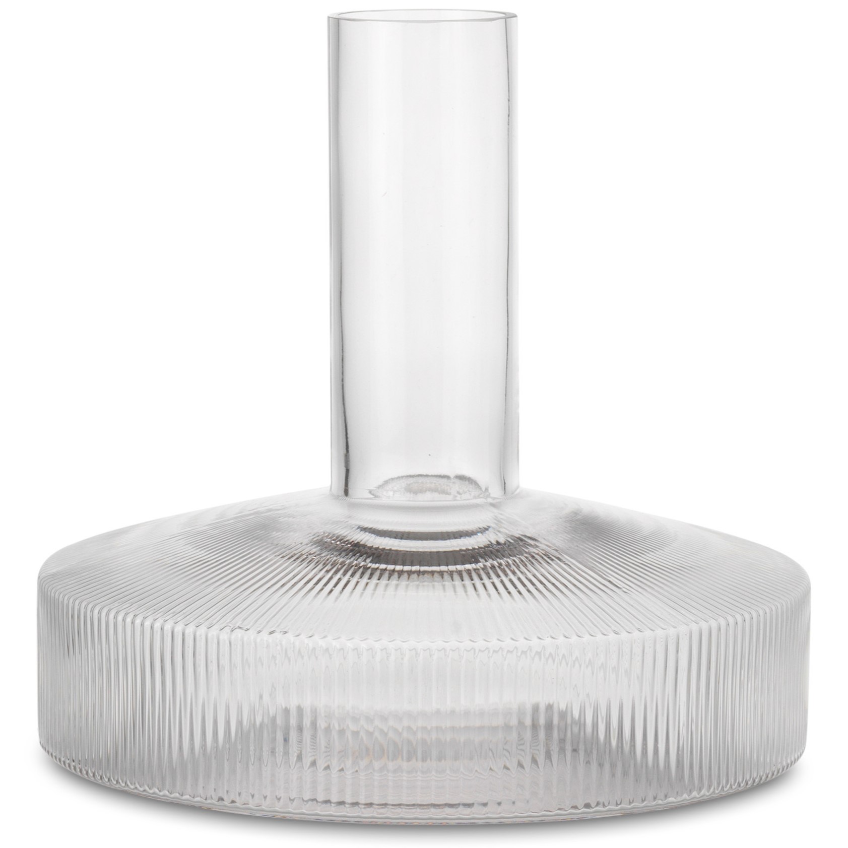 Decanteerkaraf RIPPLE 1,7 l, licht, glas, ferm LIVING