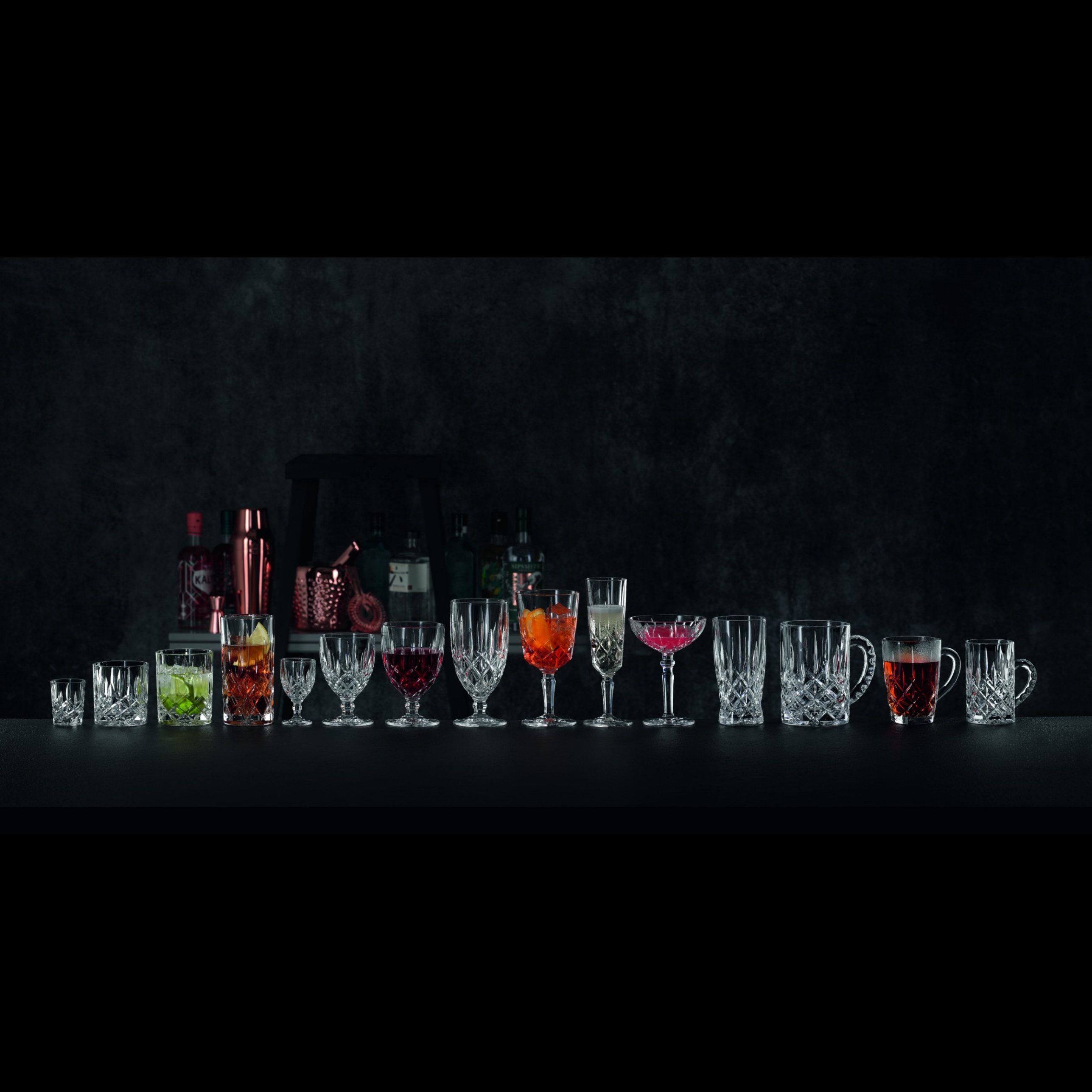 Champagneglas NOBLESSE, set van 4 stuks, met koeler voor champagne, glas, Nachtmann