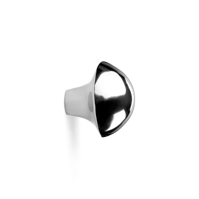 Ophanghaak MUSHROOM 4 cm, zilver, roestvrij staal, stevig LIVING