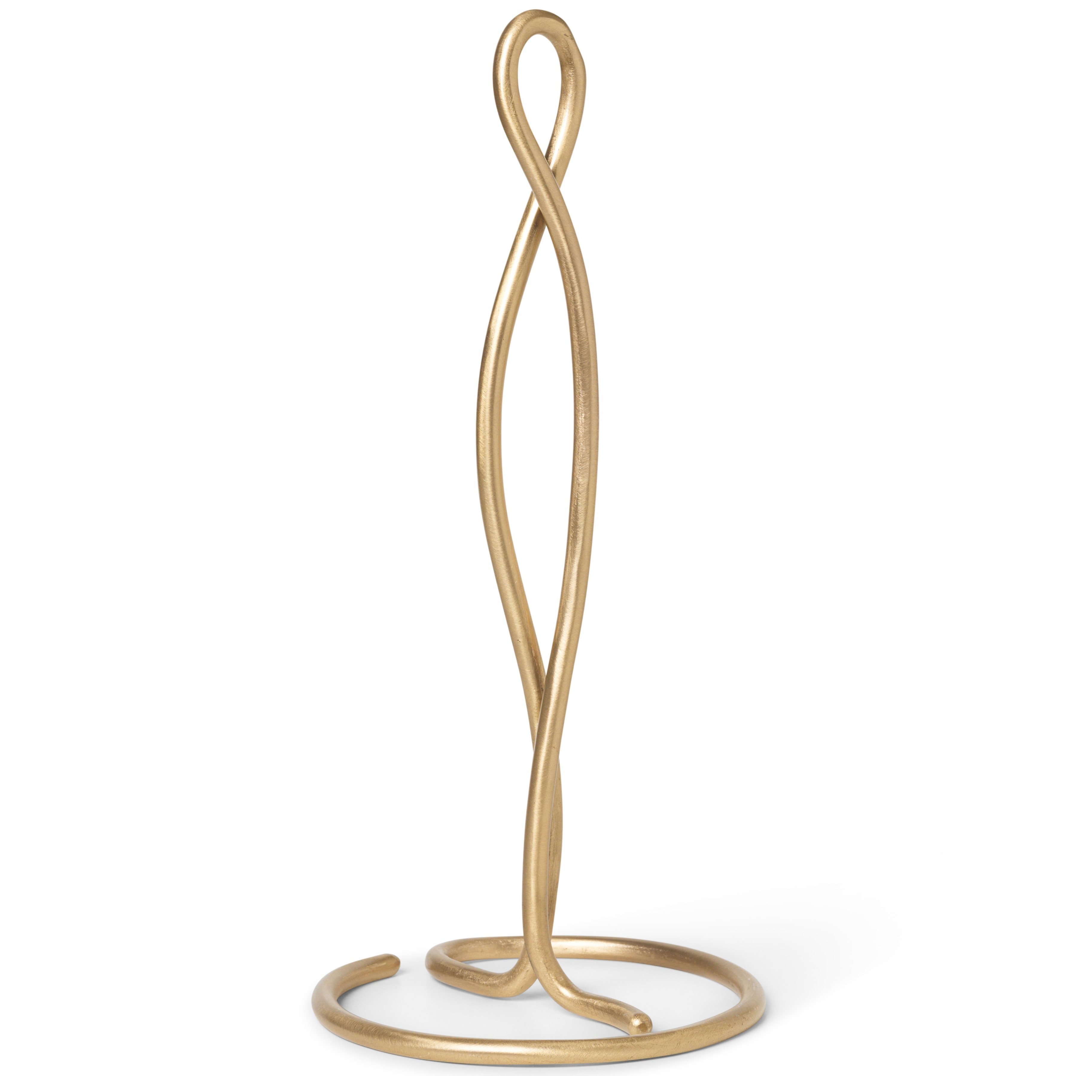 Keukenrolhouder KROMMING 30,5 cm, messing, stevig LIVING