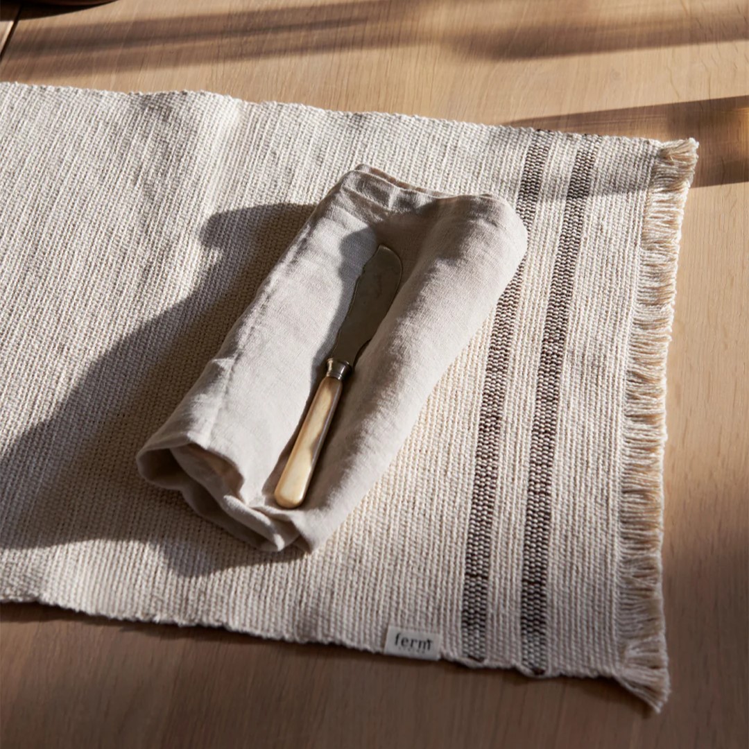 Placemat SAVOR 50 x 38 cm, beige, katoen, stevig LIVING