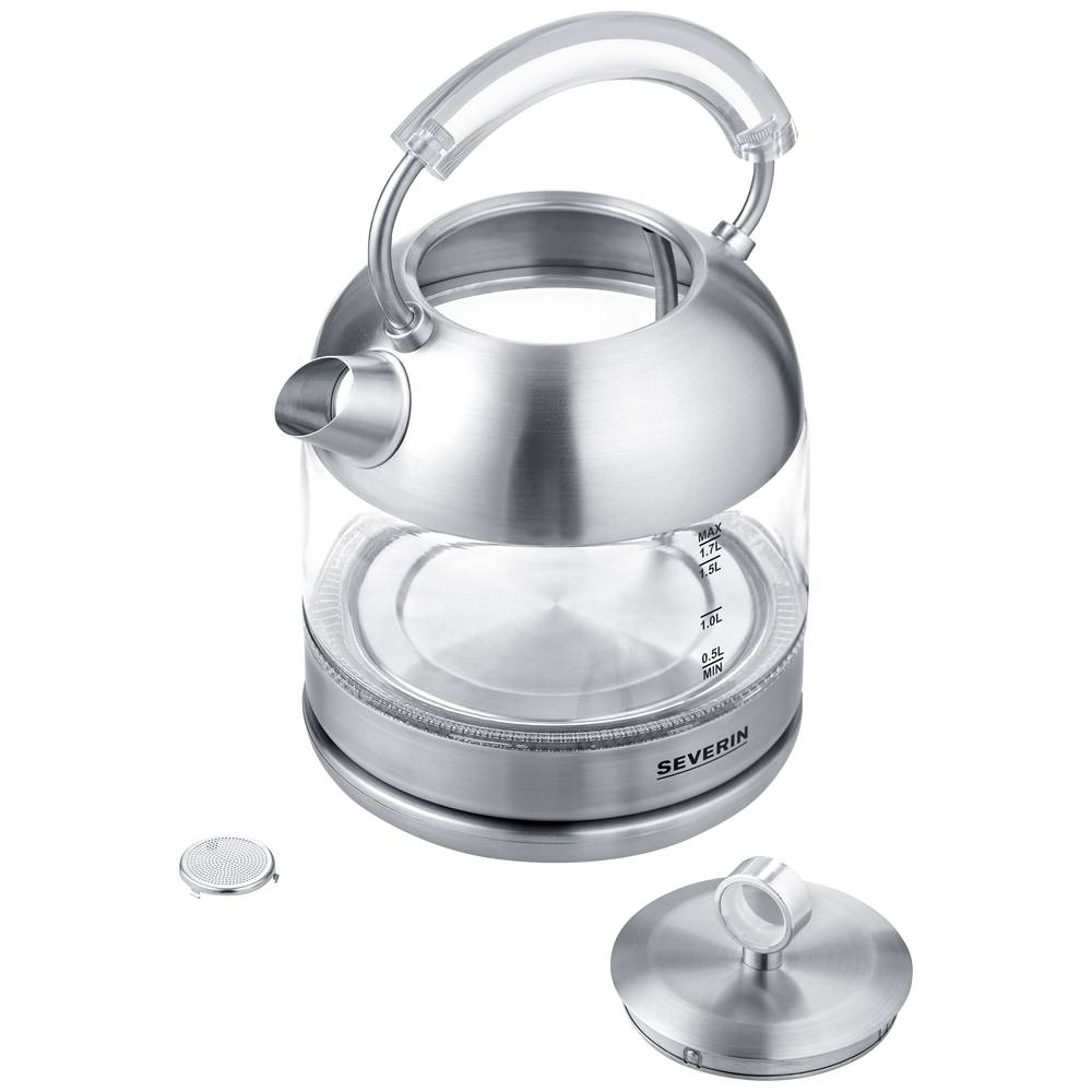 Retro waterkoker WK 3459 Severin 1,7 l zilver