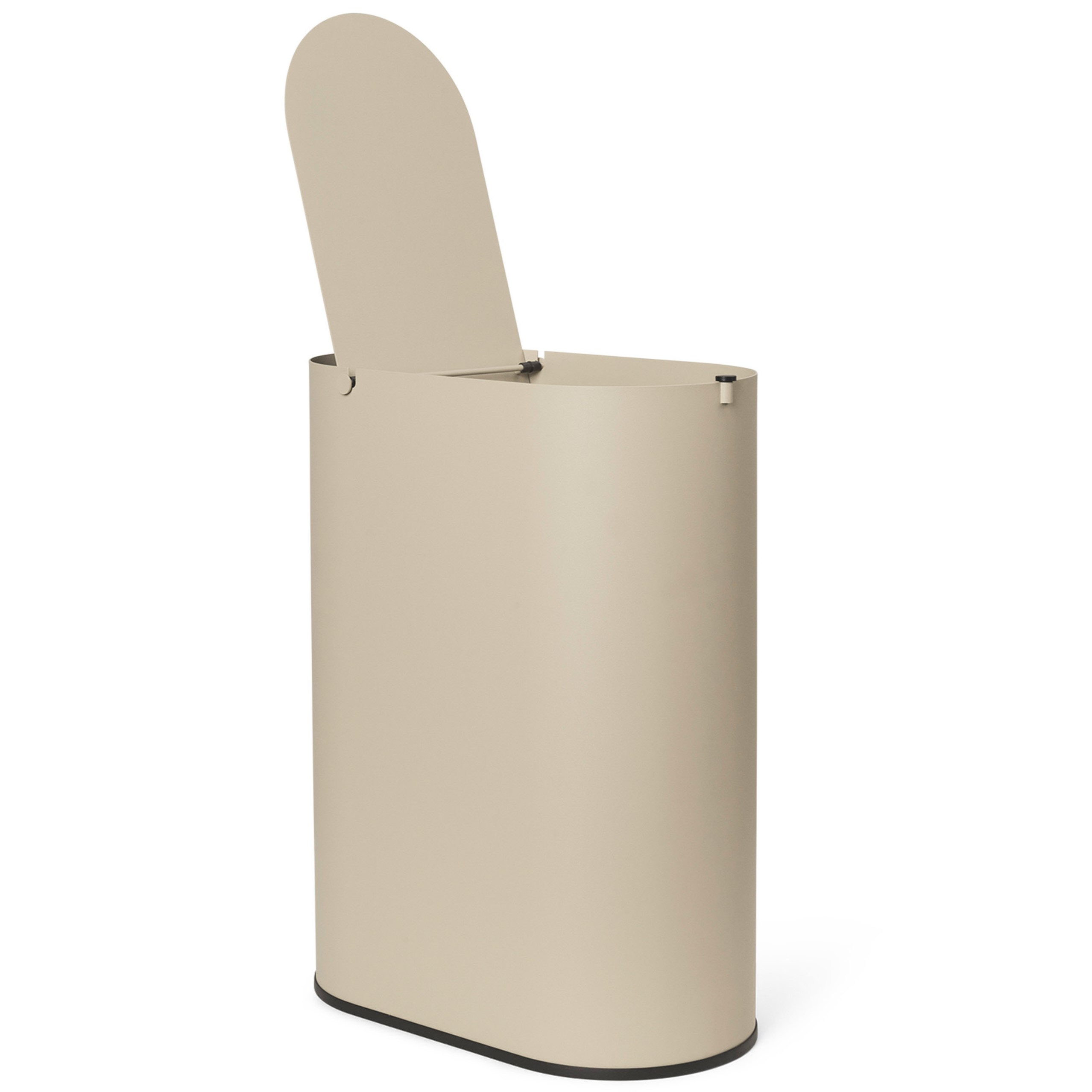 Afvalbakken ENKEL 19 l, kasjmier, koolstof staal, ferm LIVING