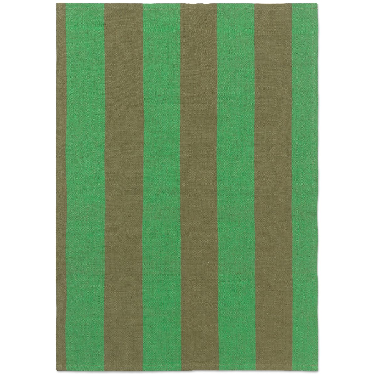 Theedoek HALE 50 x 70 cm, olijfgroen, katoen / linnen, stevig LIVING