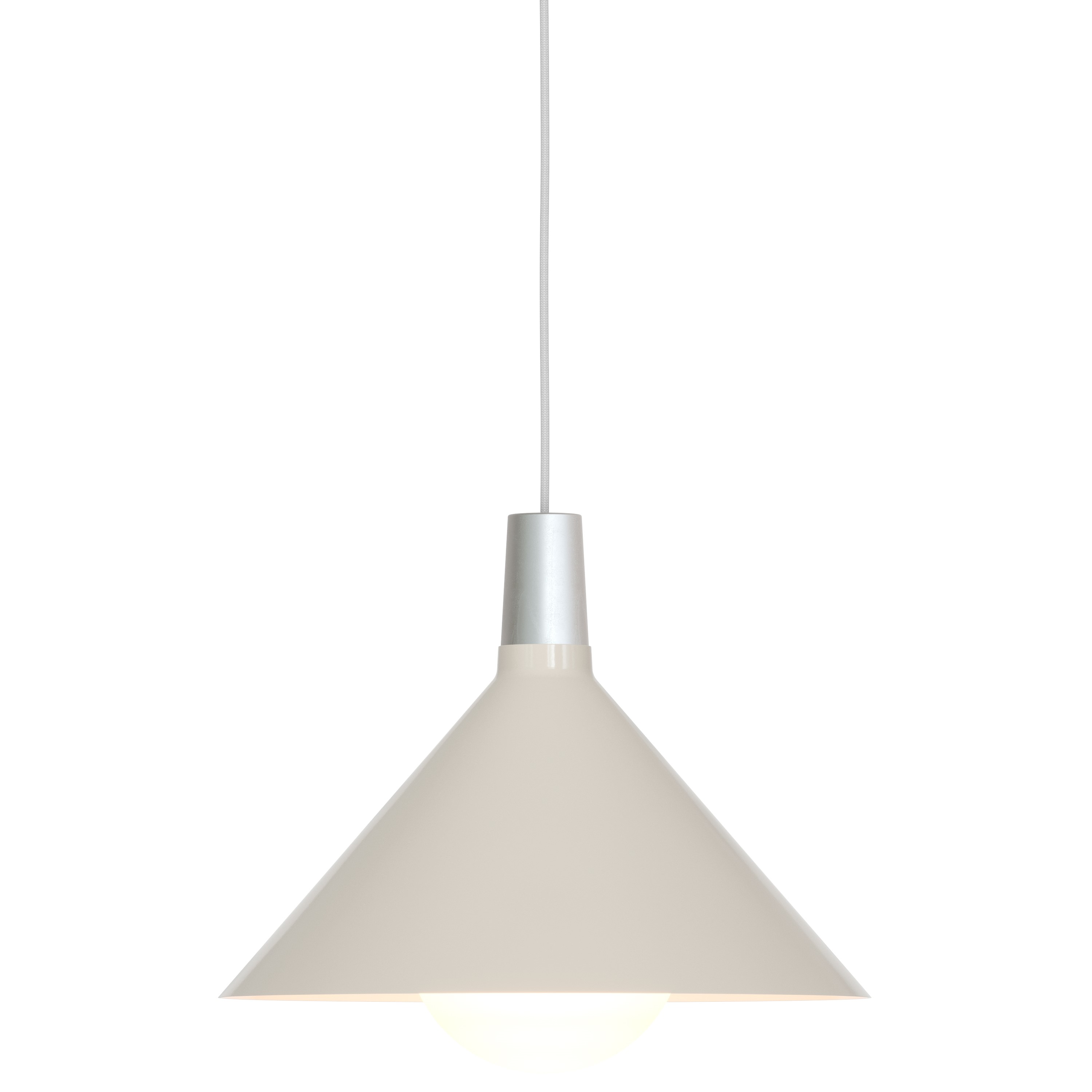 Hanglamp BOWER 35 cm, wit, aluminum, Tala
