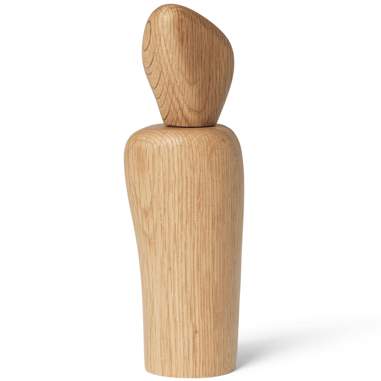 Peper- of zoutmolen CAIRN 21 cm, licht bruin, hout, stevig LIVING