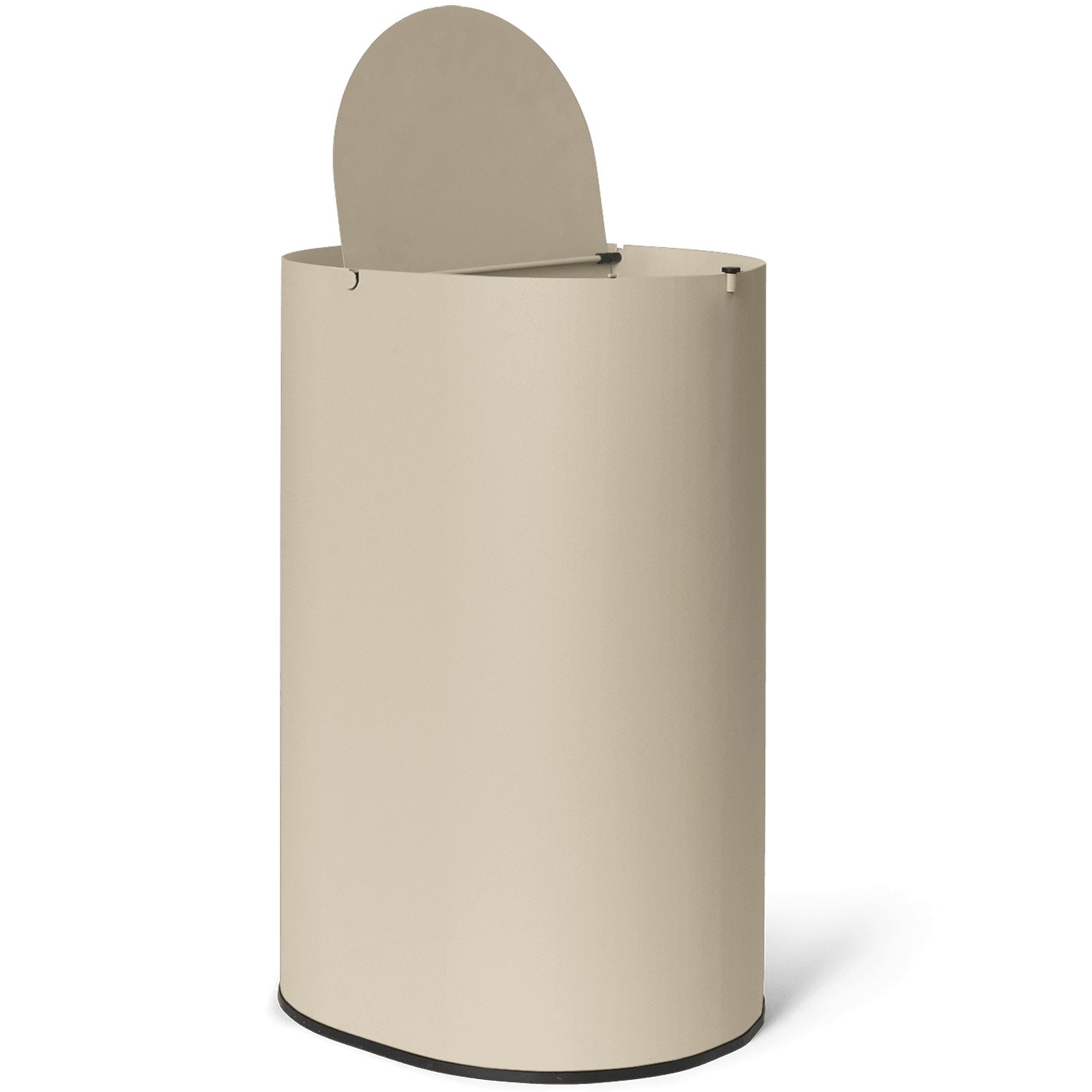 Afvalbakken ENKEL 40 l, kasjmier, koolstof staal, ferm LIVING