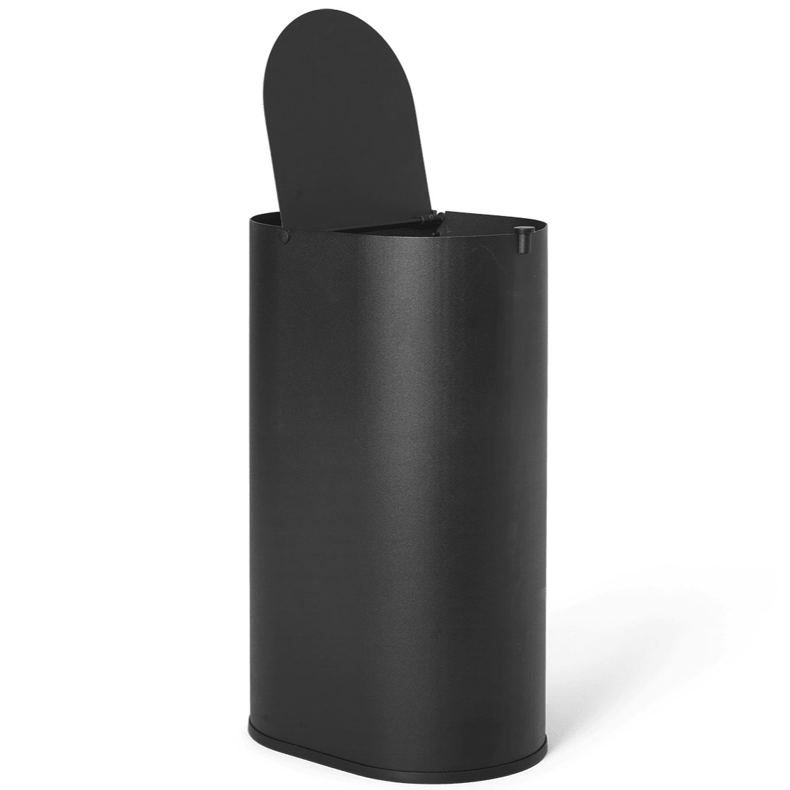 Afvalbakken ENKEL 6,6 l, zwart, koolstof staal, ferm LIVING