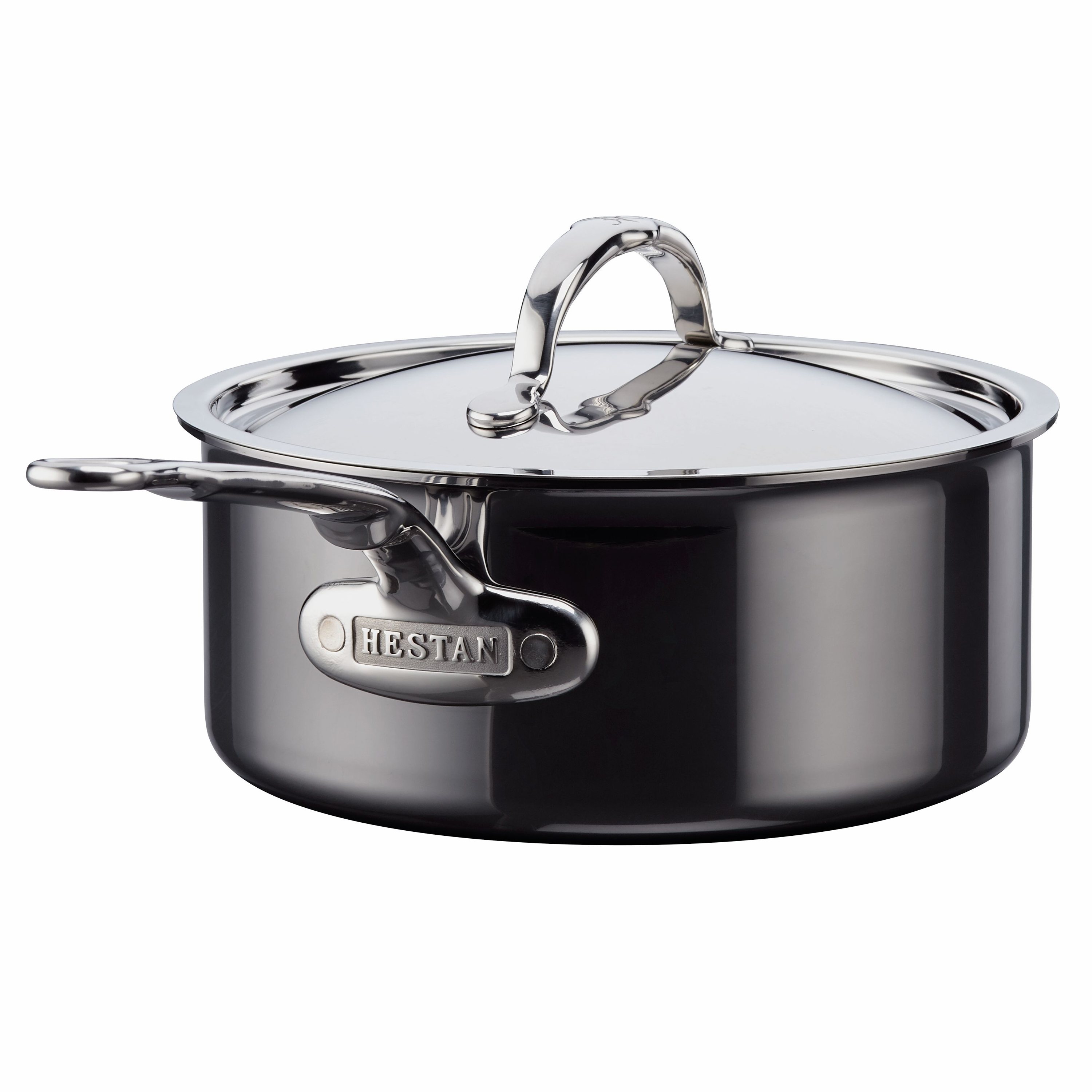 Steelpan NANOBOND TITANIUM 20 cm, 2,8 l, roestvrij staal, Hestan
