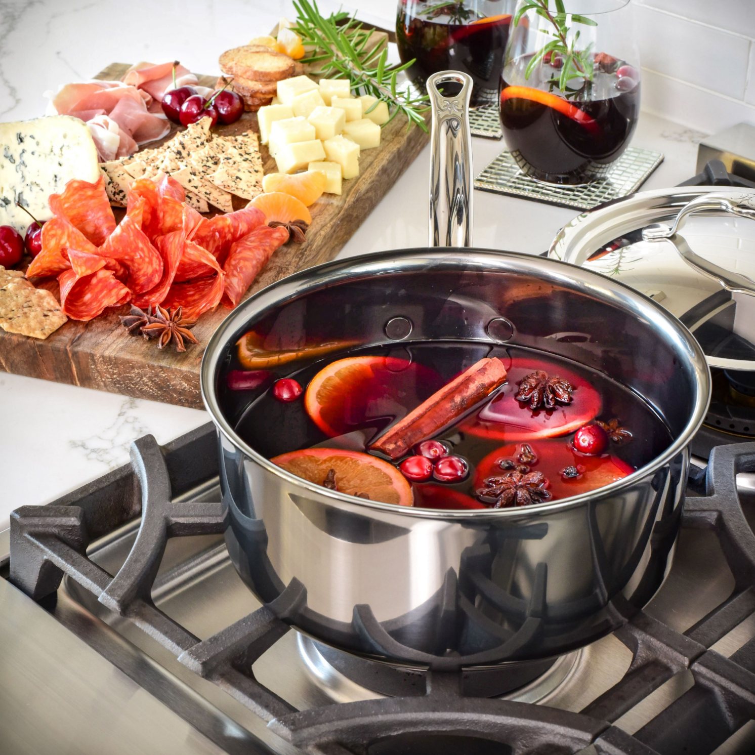 Steelpan NANOBOND TITANIUM 18 cm, 1,9 l, roestvrij staal, Hestan