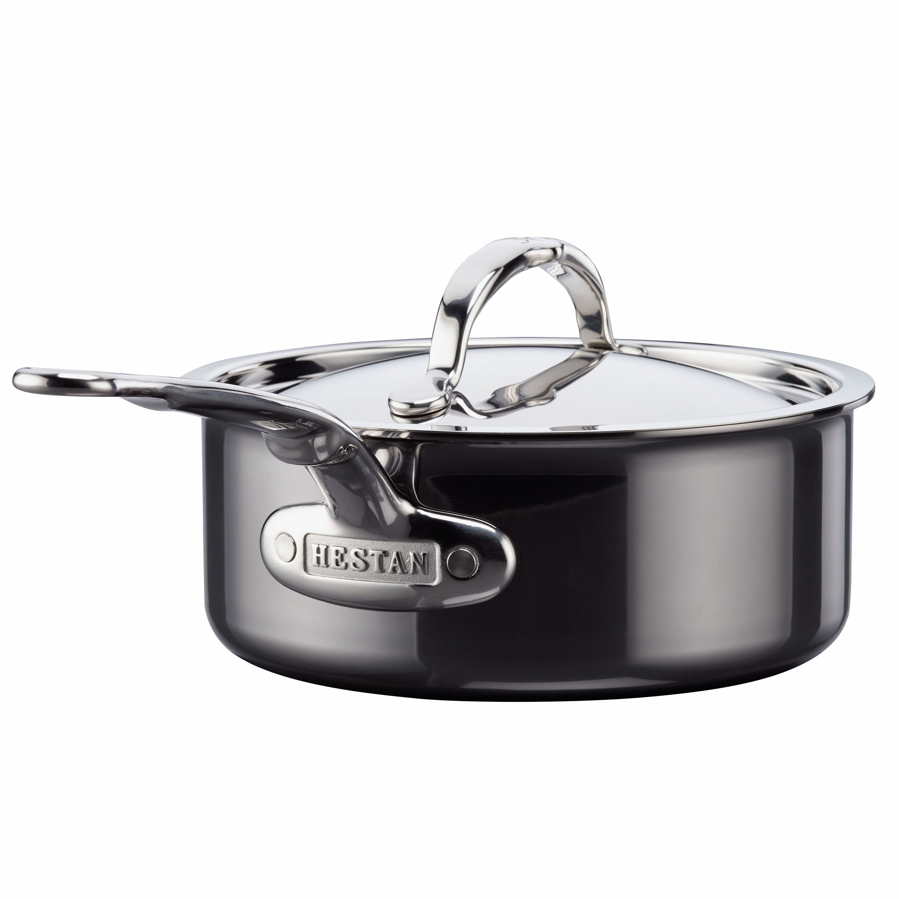 Steelpan NANOBOND TITANIUM 18 cm, 1,9 l, roestvrij staal, Hestan