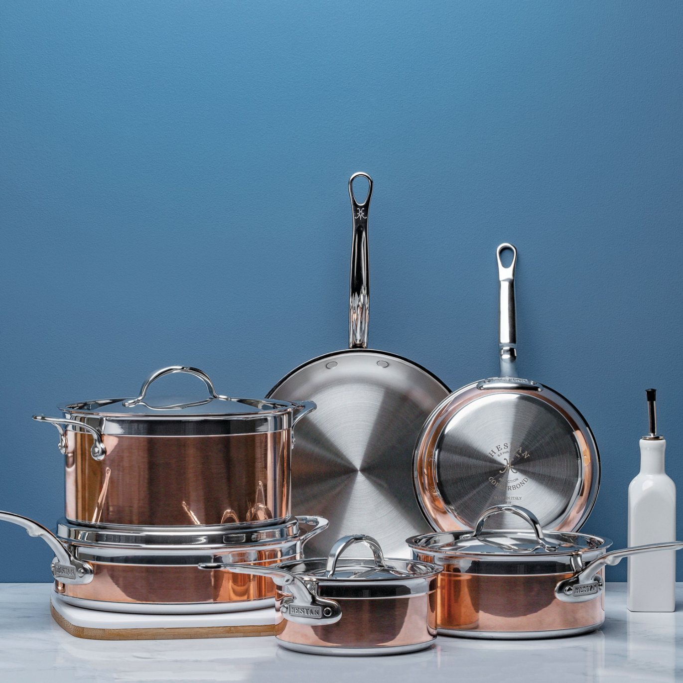 Kookgerei set COPPERBOND, set van 6 stuks, koper, Hestan
