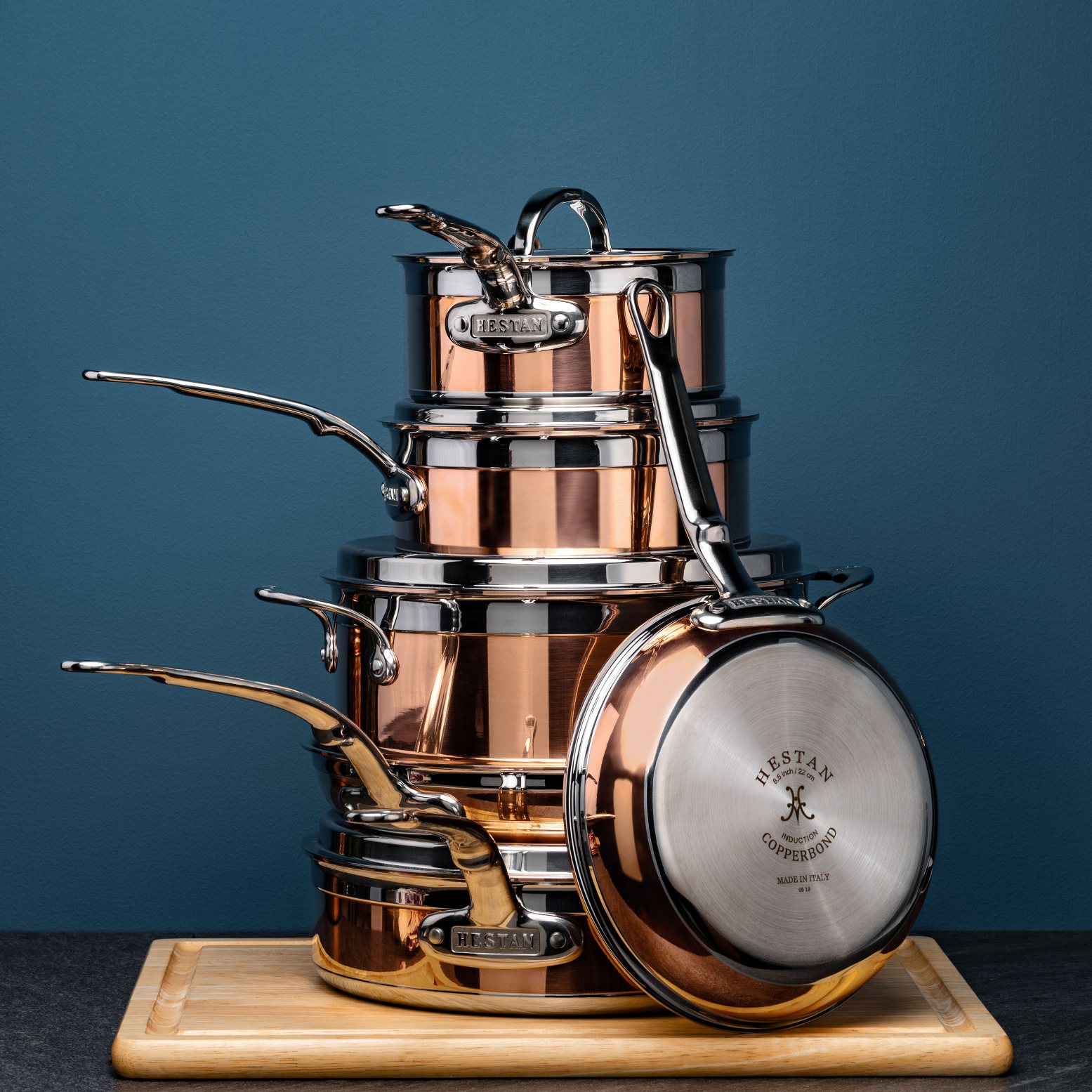 Kookgerei set COPPERBOND, set van 6 stuks, koper, Hestan