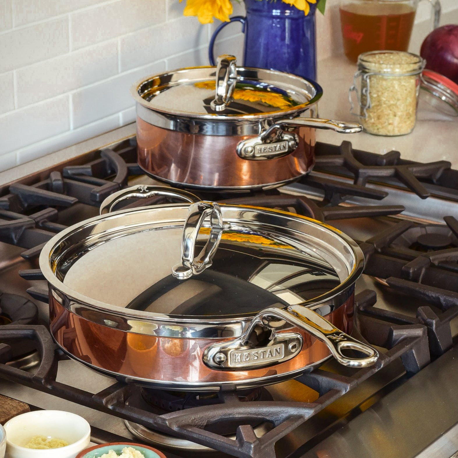 Kookgerei set COPPERBOND, set van 6 stuks, koper, Hestan