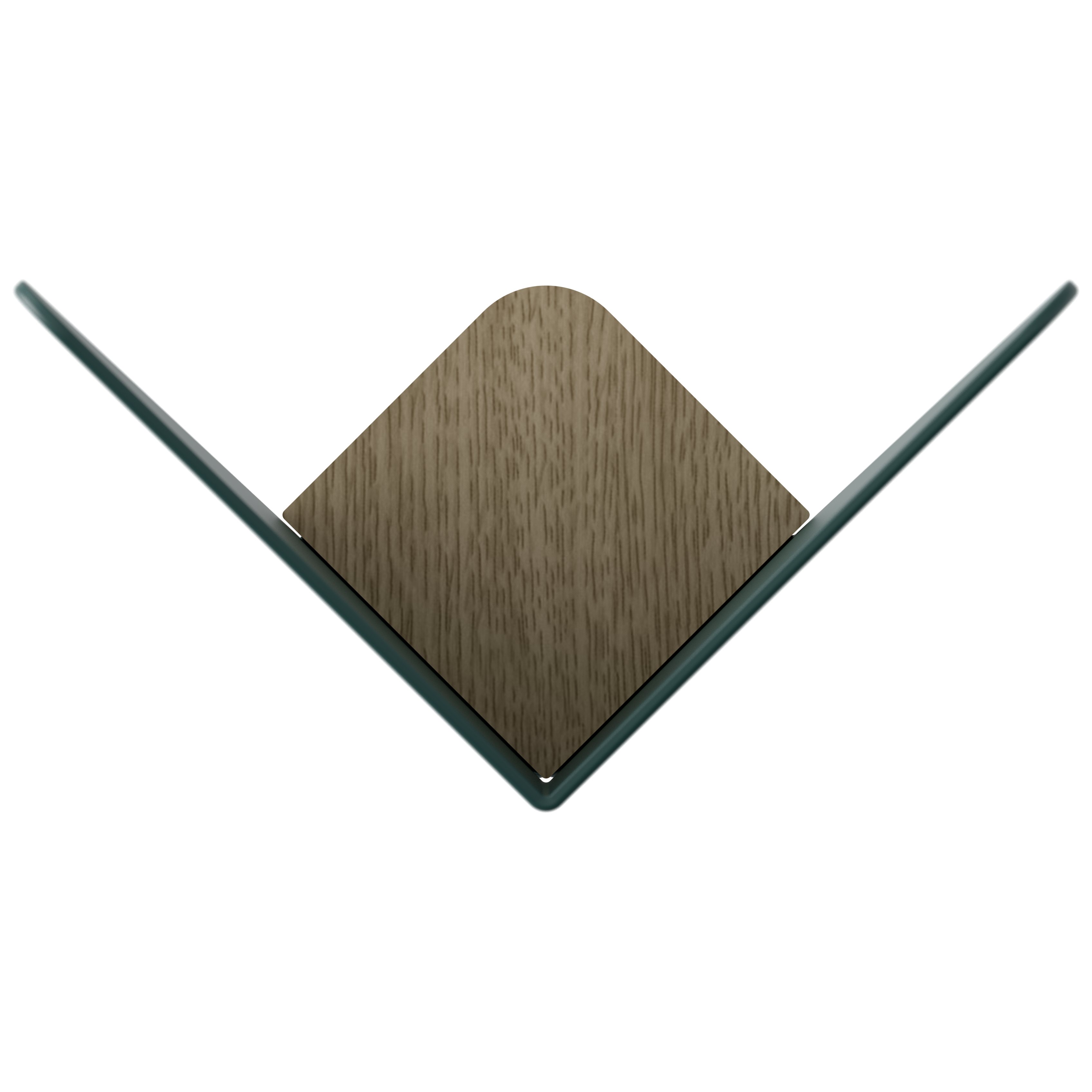 Ophanghaak VLINDERS 23 cm, groen, staal, Umage