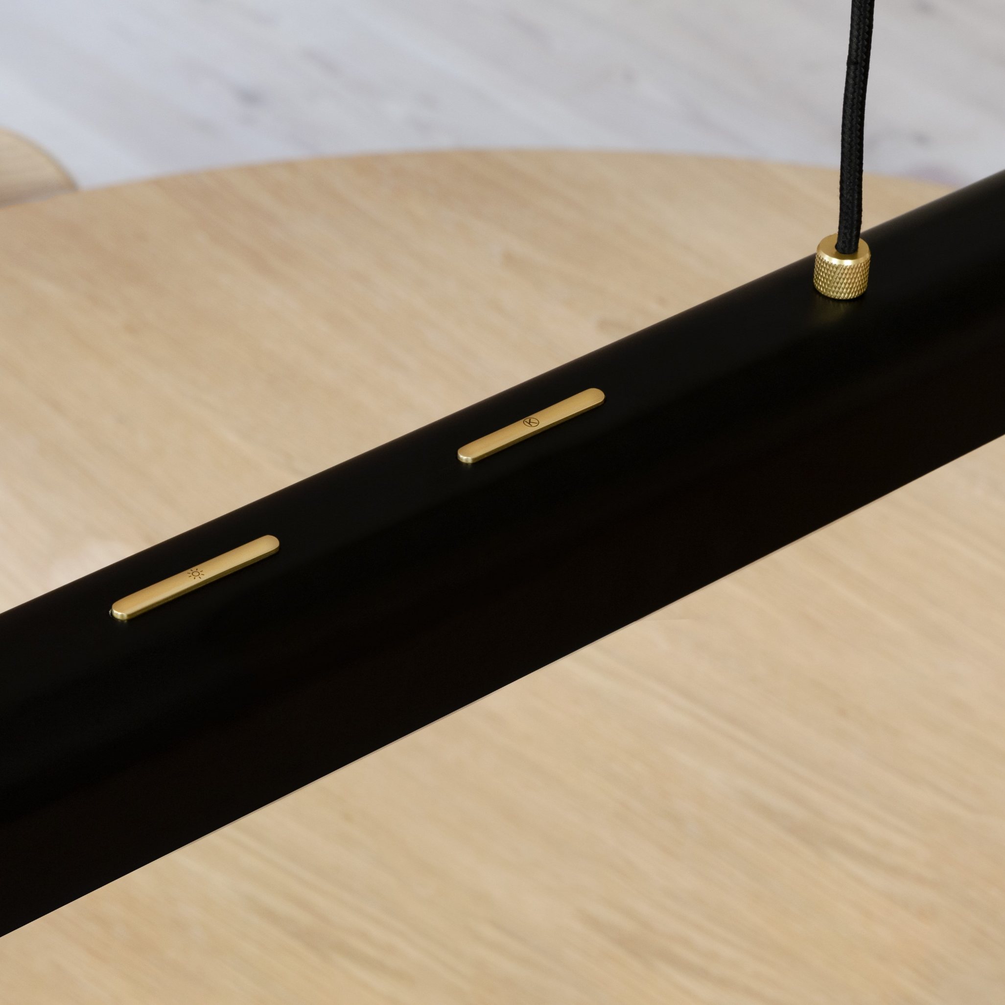 Hanglamp HAZELTAK 100 cm, zwart, aluminum, Umage