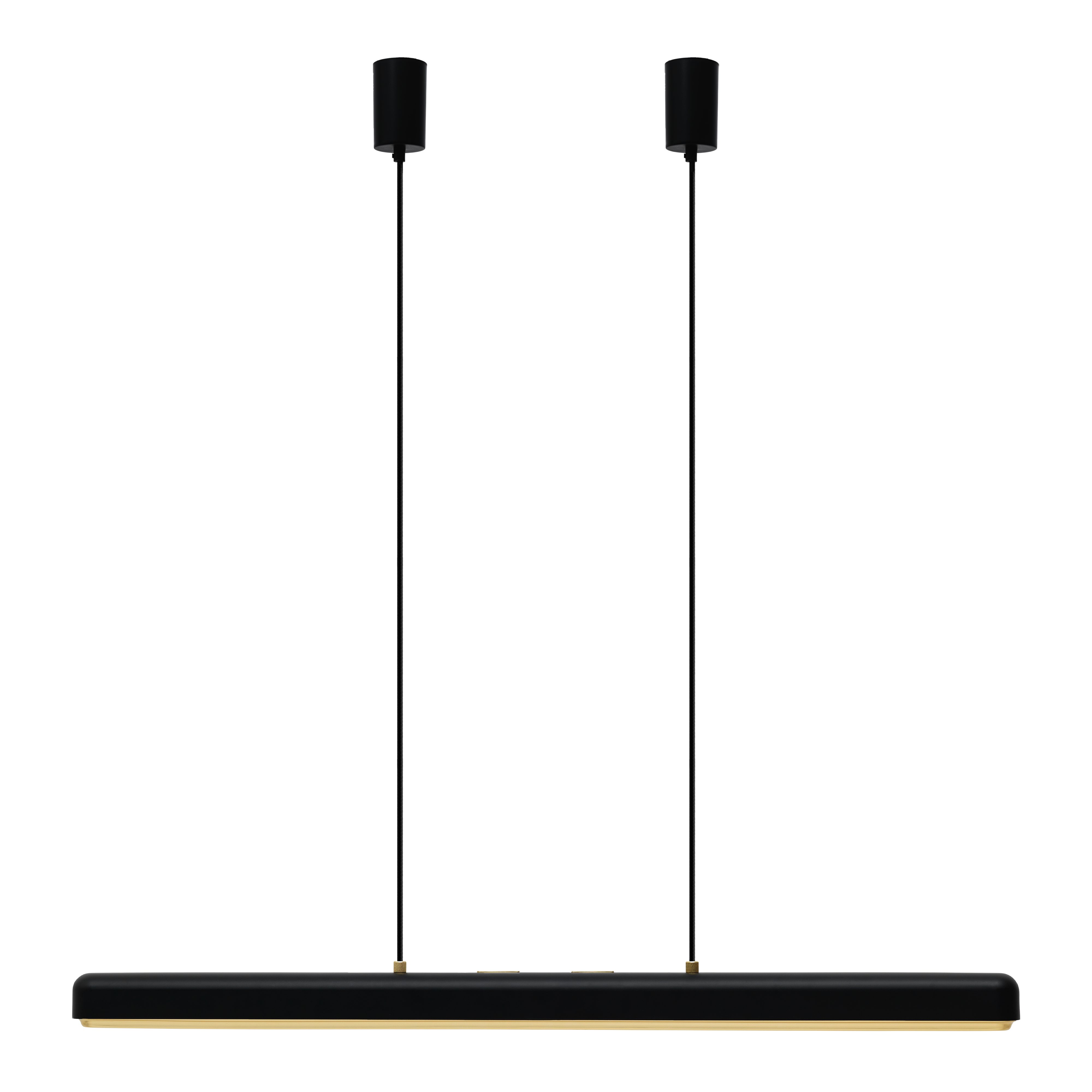 Hanglamp HAZELTAK 100 cm, zwart, aluminum, Umage