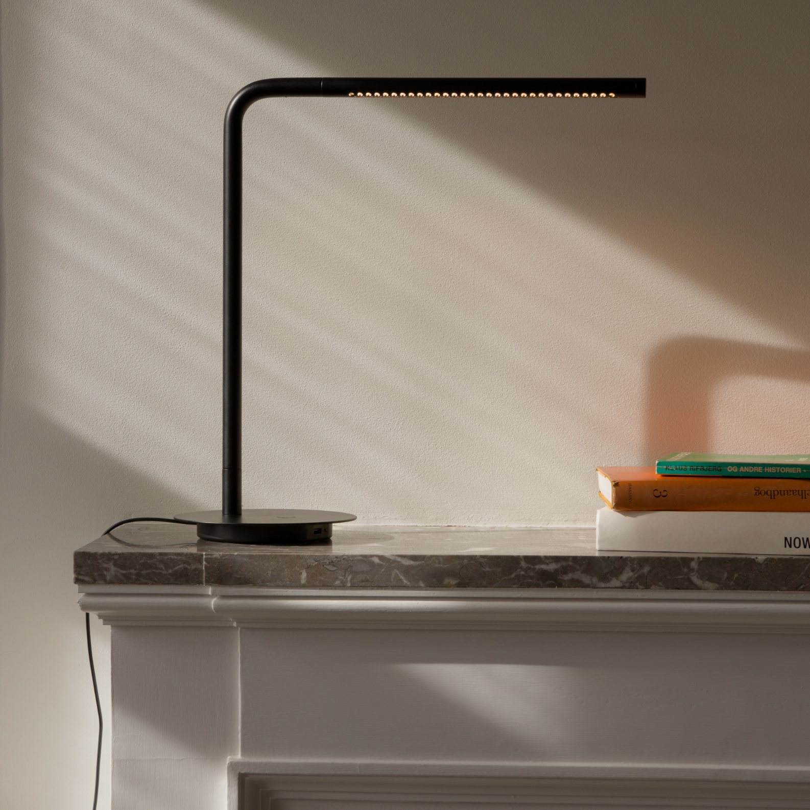 Bureaulamp OMNI 46 cm, zwart, aluminum, Omvang